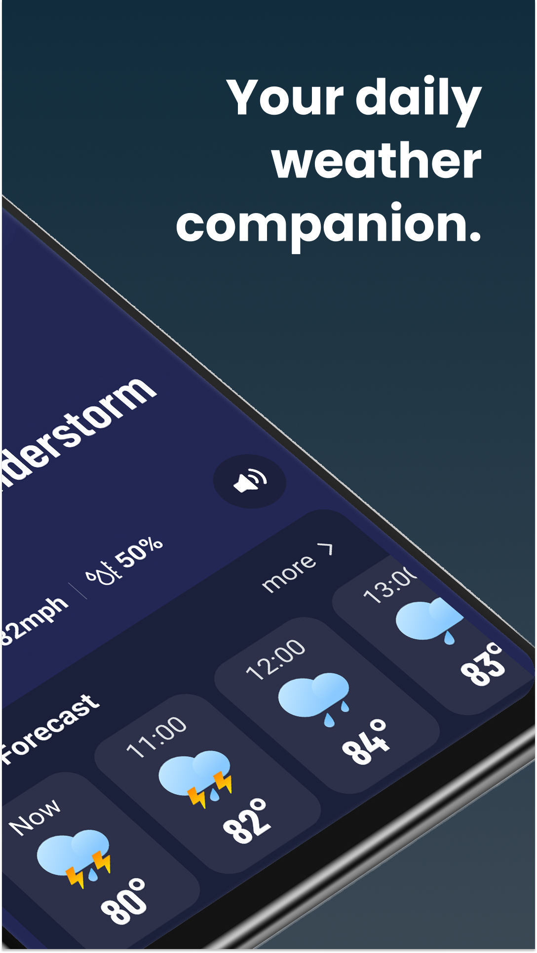 اسکرین شات 2 برنامه Live Weather: Daily Forecast