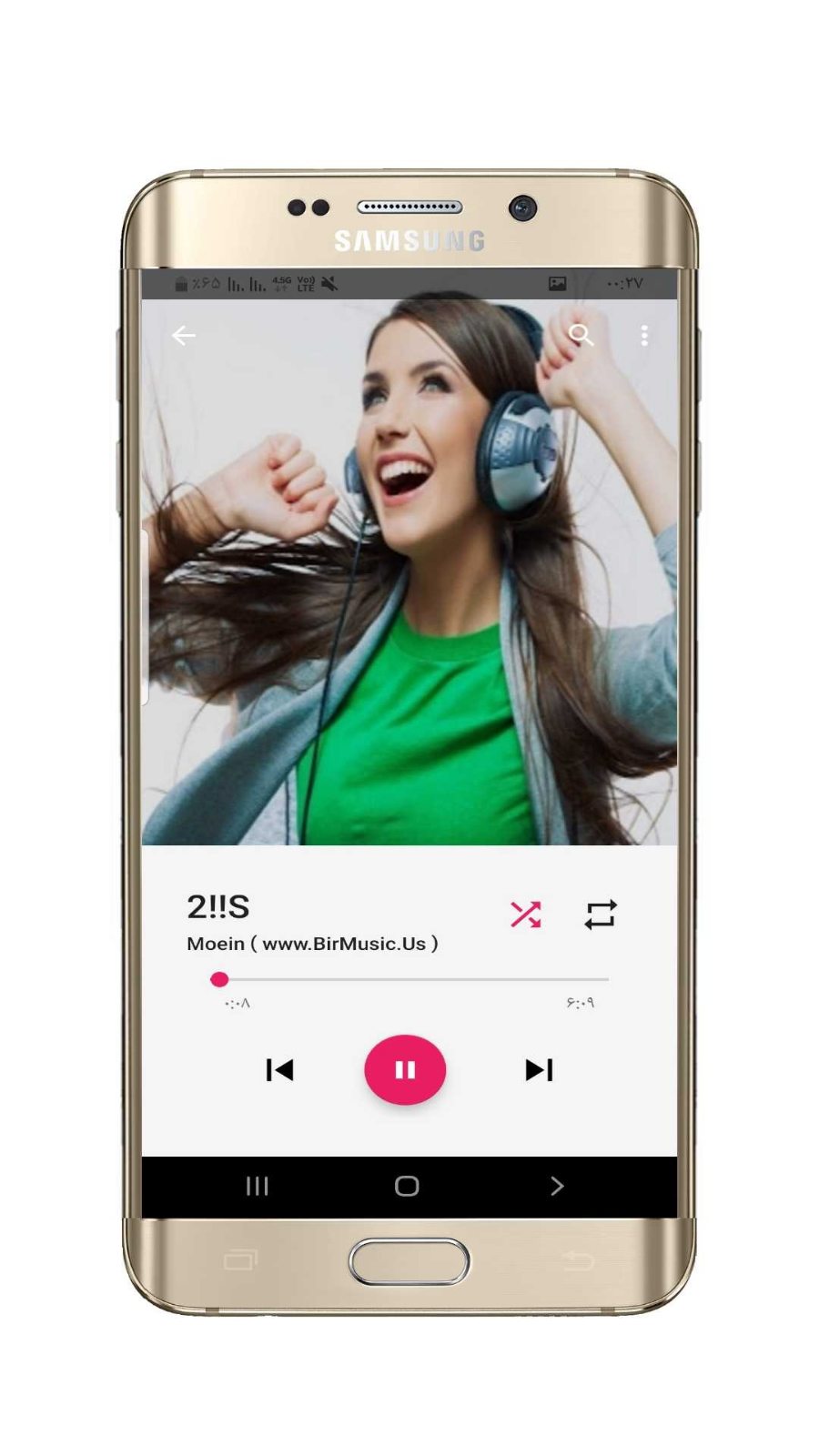 اسکرین شات 1 برنامه پخش کننده موسیقی