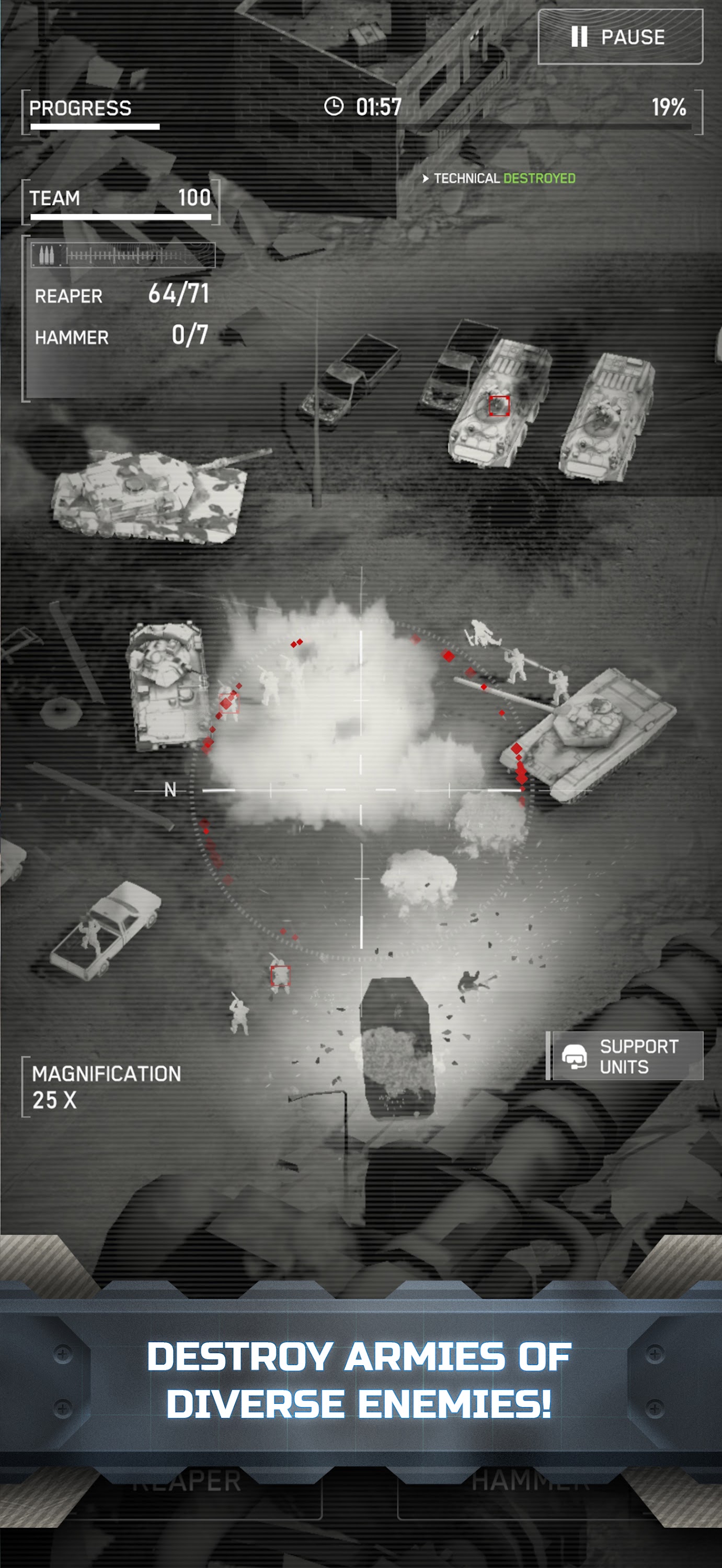 اسکرین شات 1 بازی Modern Gunships: AC130 WarGame