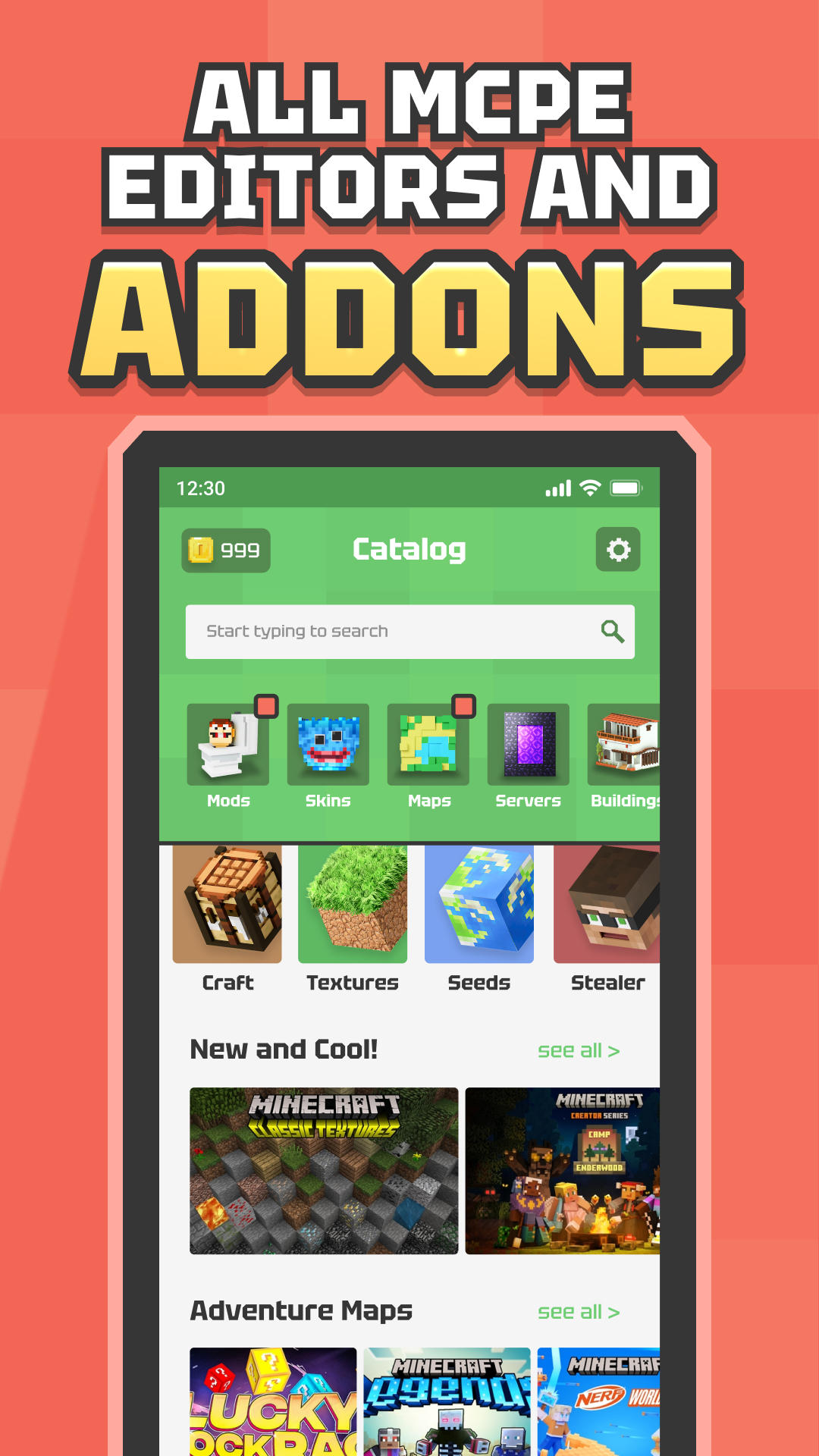 اسکرین شات 2 برنامه ModBox: Maps Mods Minecraft PE
