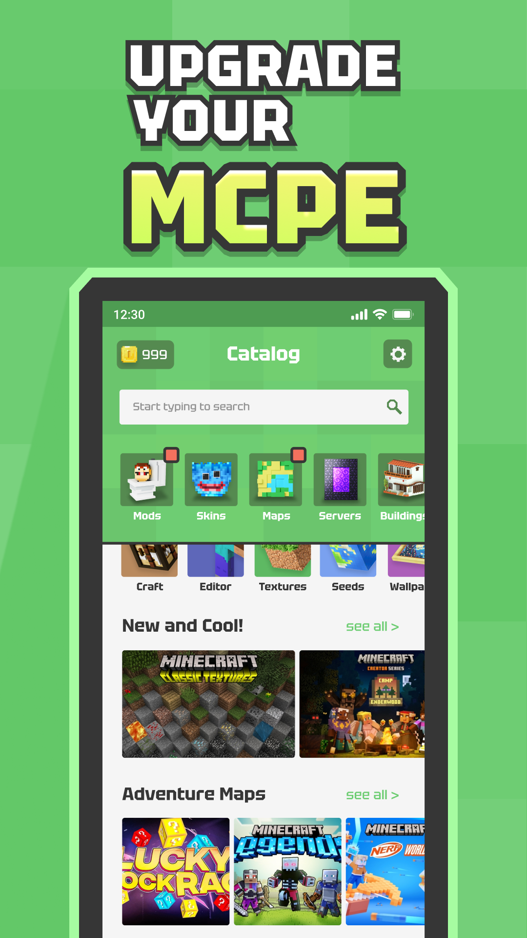 اسکرین شات 1 برنامه ModBox: Maps Mods Minecraft PE