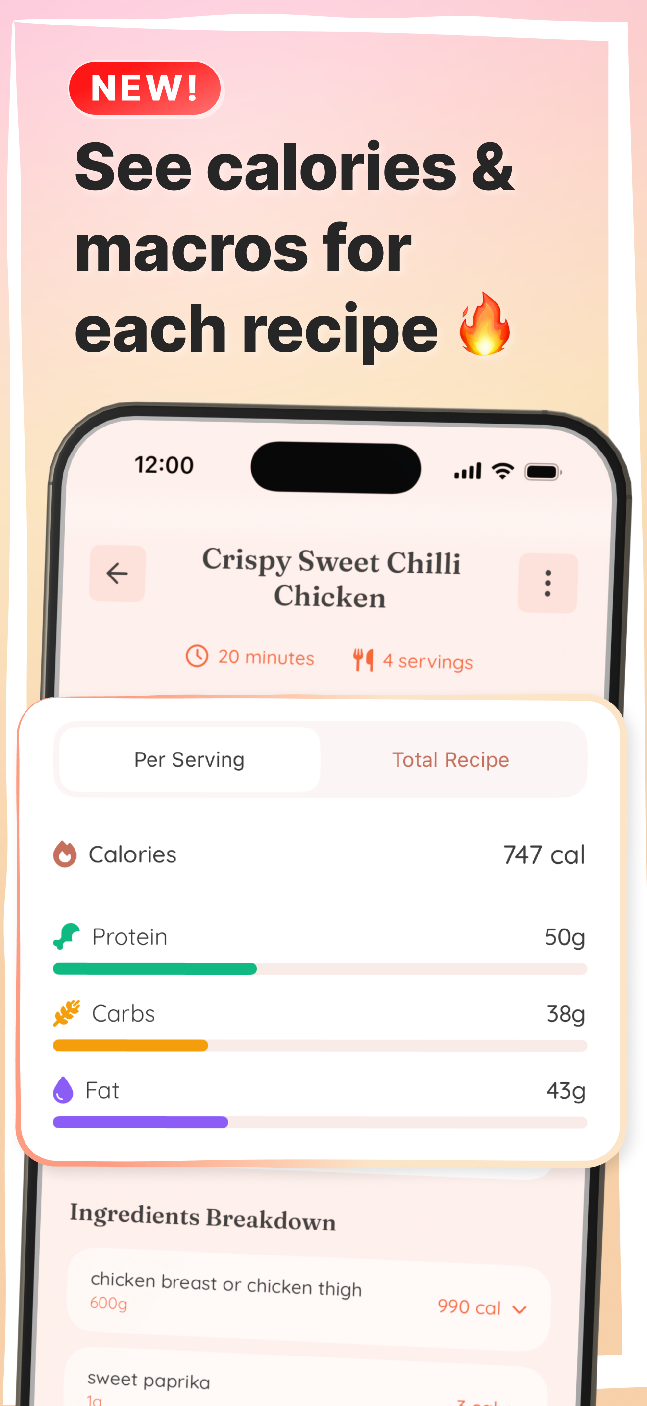 اسکرین شات 6 برنامه Whisk – Social Media Recipes