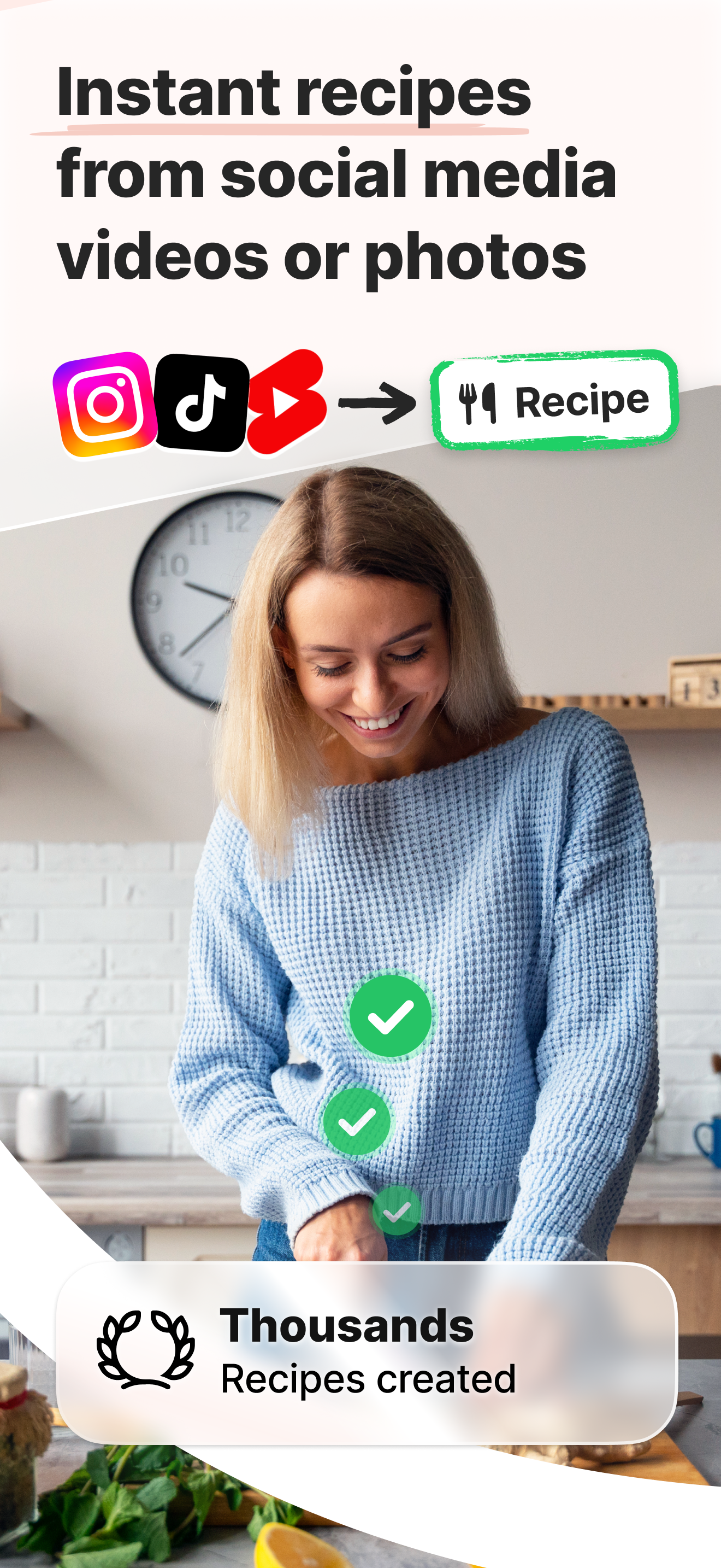 اسکرین شات 1 برنامه Whisk – Social Media Recipes