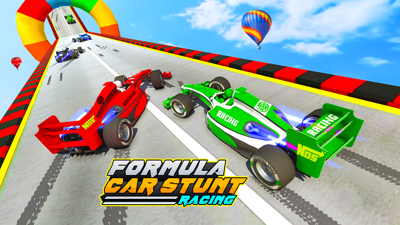 اسکرین شات 2 برنامه Crazy Formula Racing Car Stunt