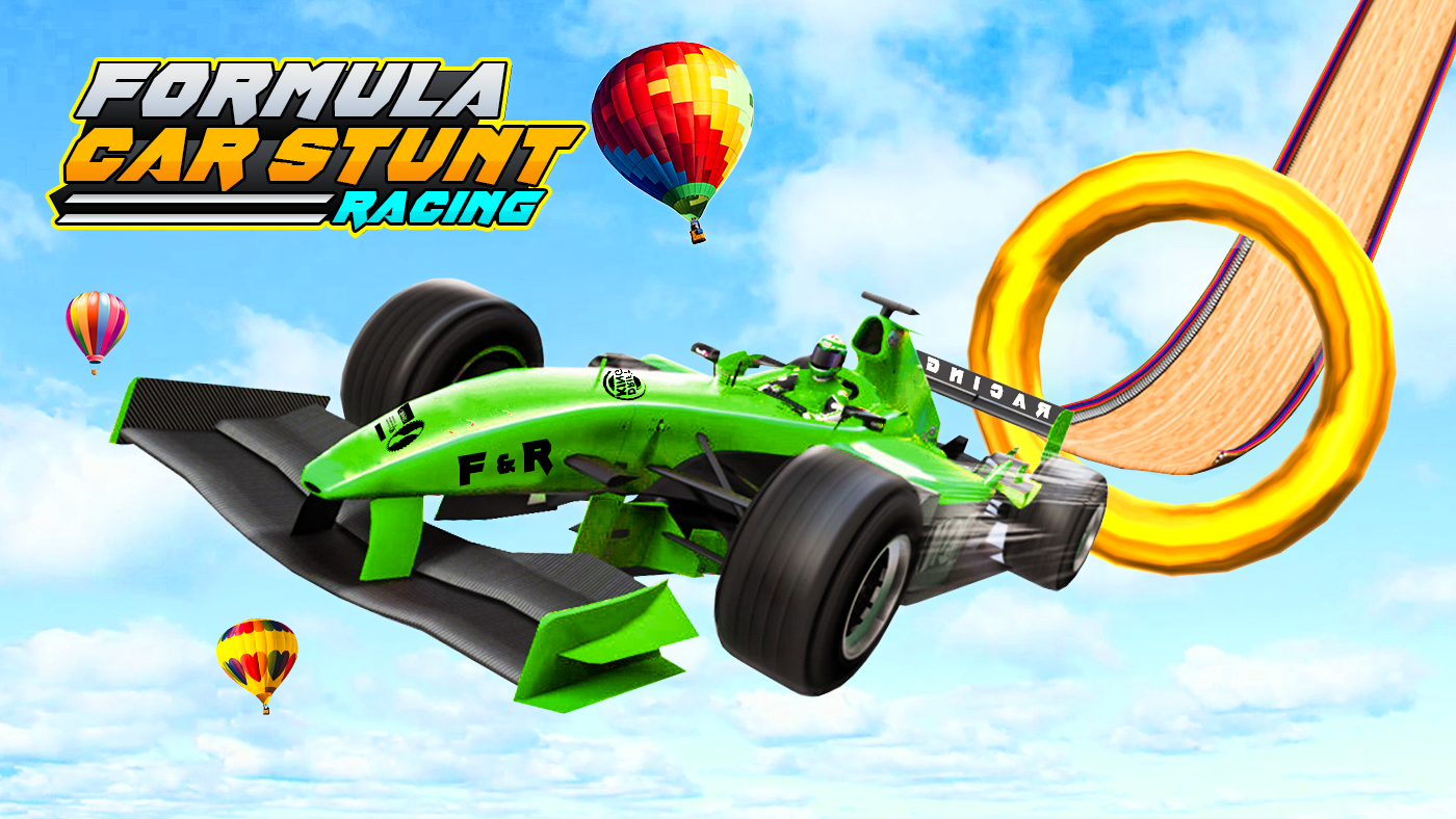 اسکرین شات 1 برنامه Crazy Formula Racing Car Stunt