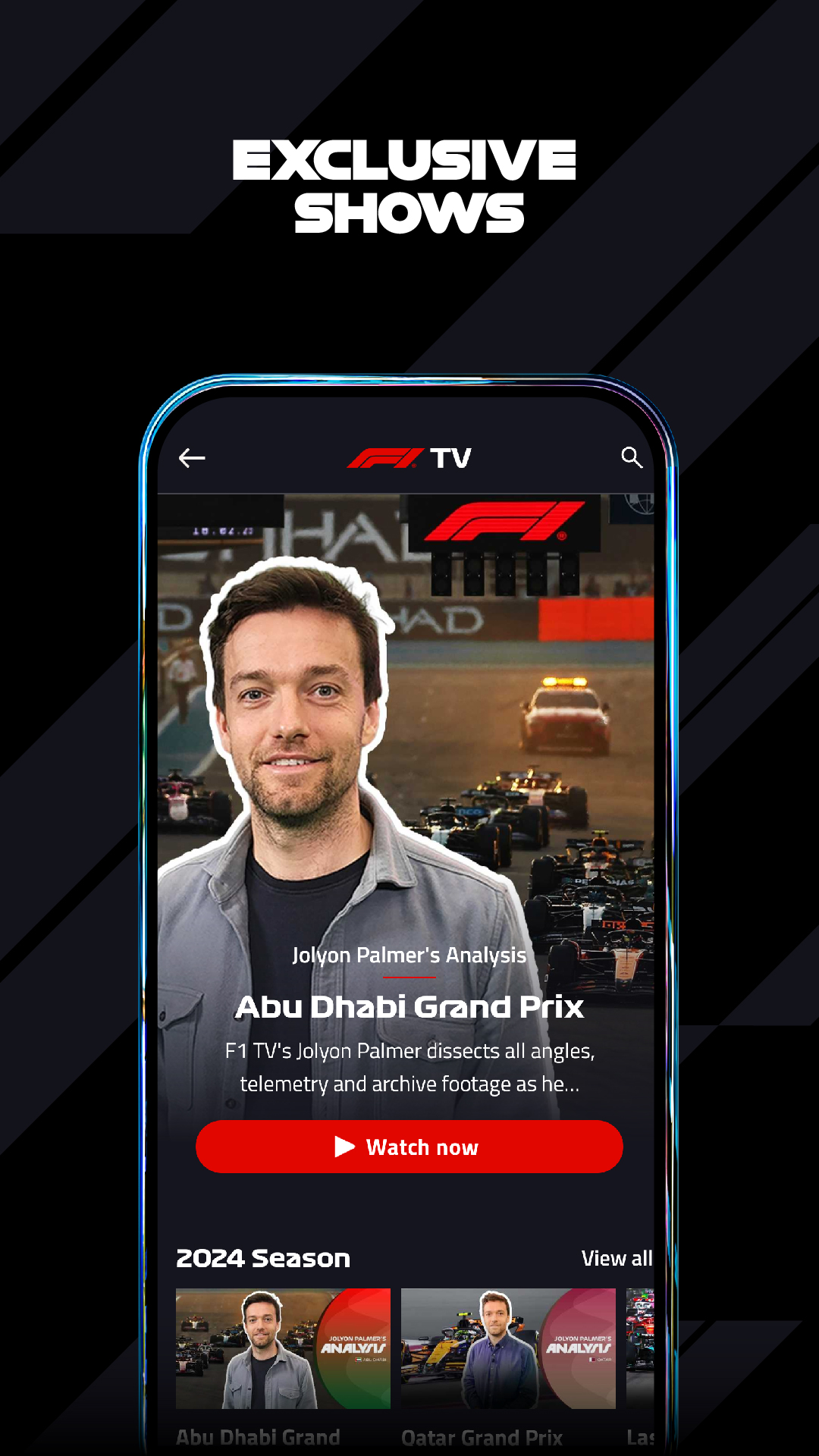 اسکرین شات 6 برنامه F1 TV