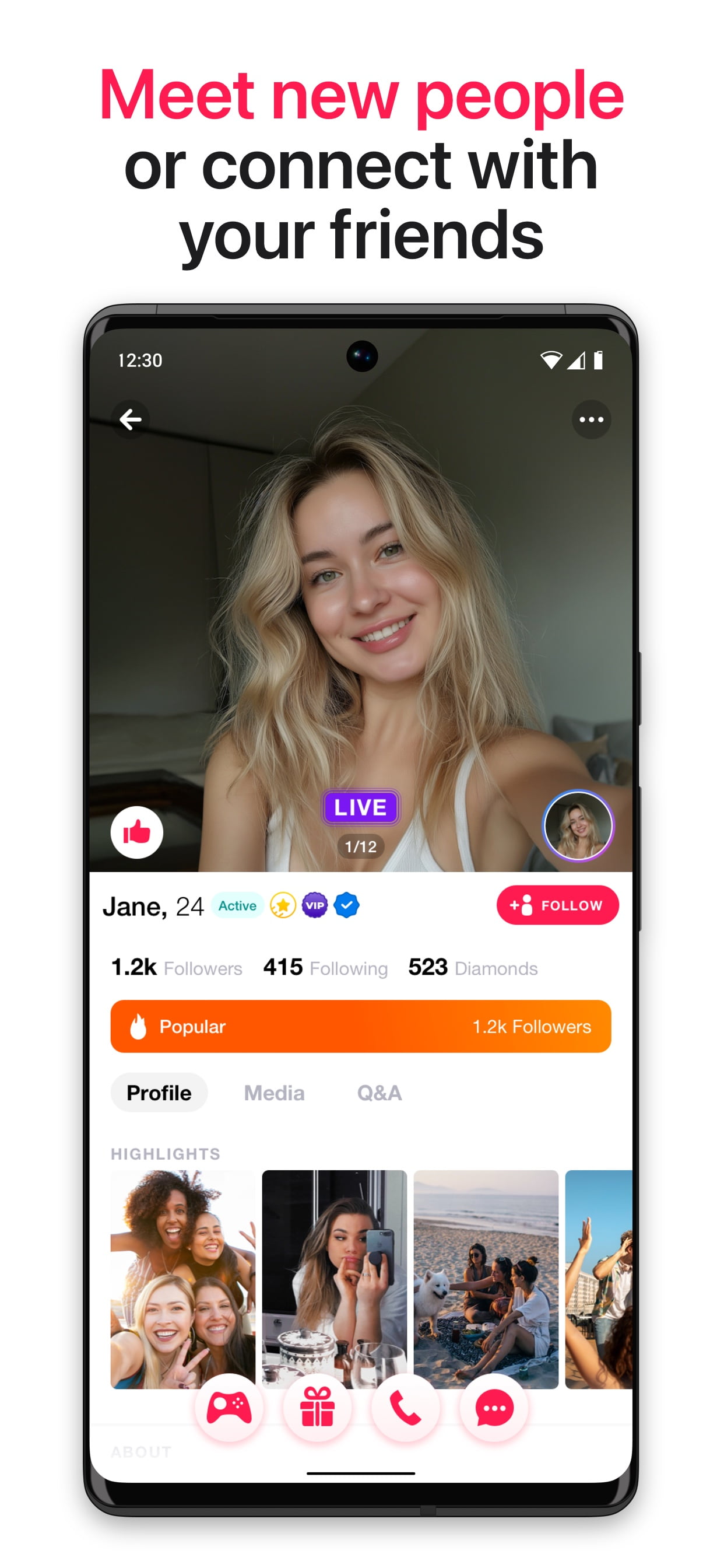 اسکرین شات 2 برنامه Sociable - Social Games & Chat