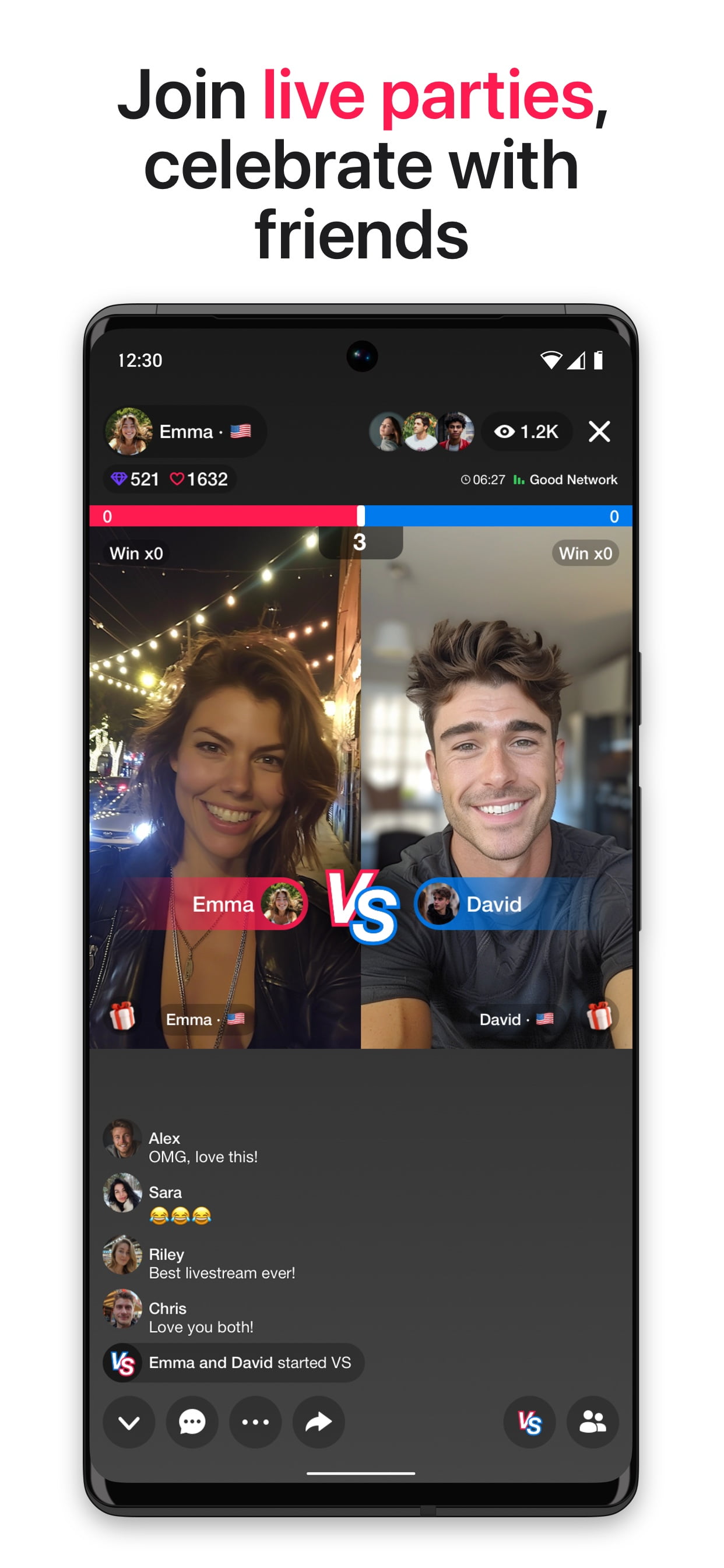 اسکرین شات 5 برنامه Sociable - Social Games & Chat