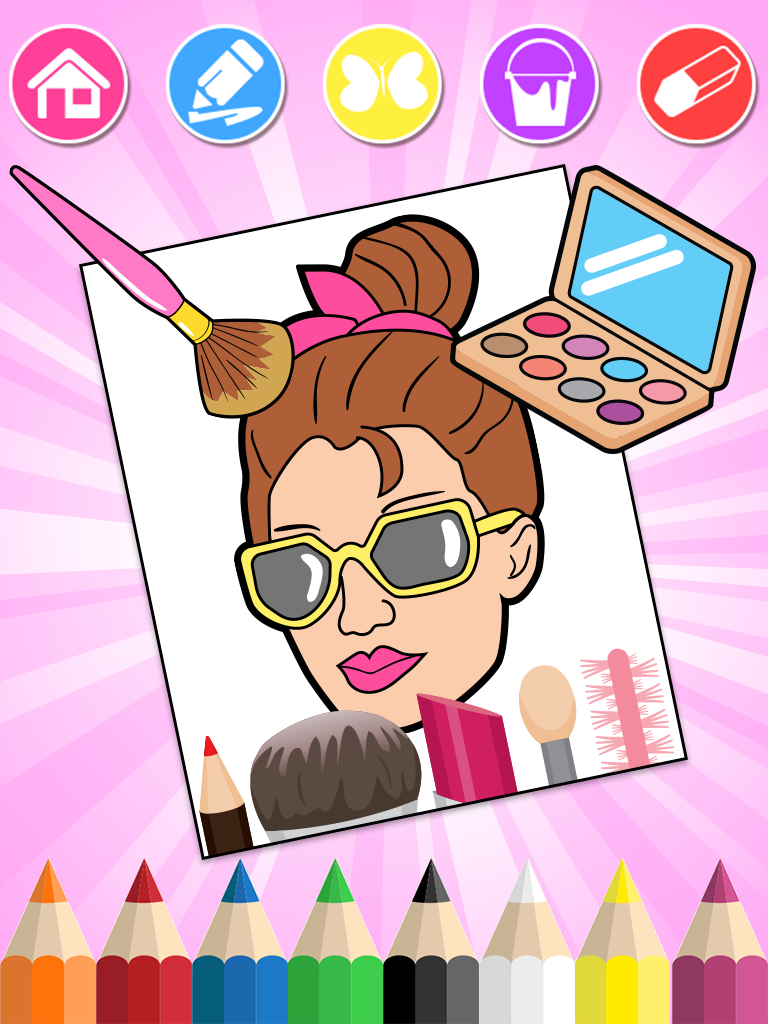 اسکرین شات 5 برنامه Beauty Coloring Book 3