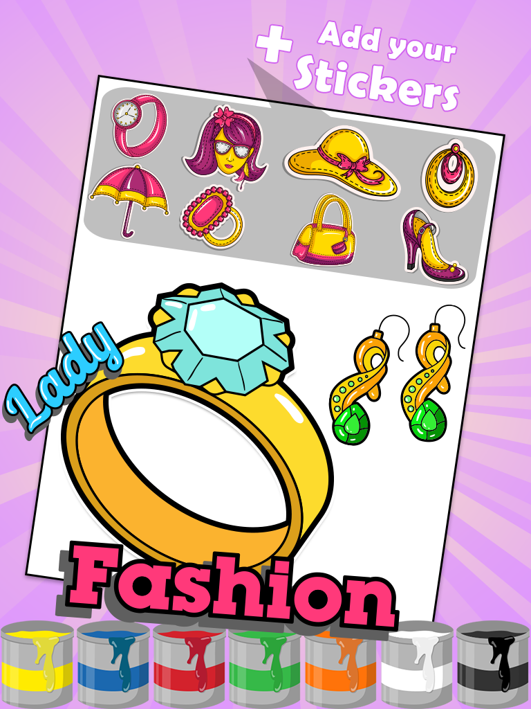 اسکرین شات 2 برنامه Beauty Coloring Book 3