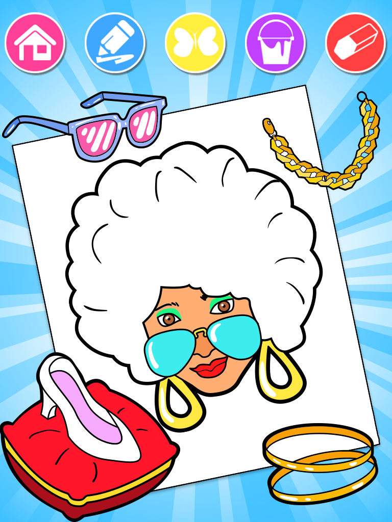 اسکرین شات 6 برنامه Beauty Coloring Book 3