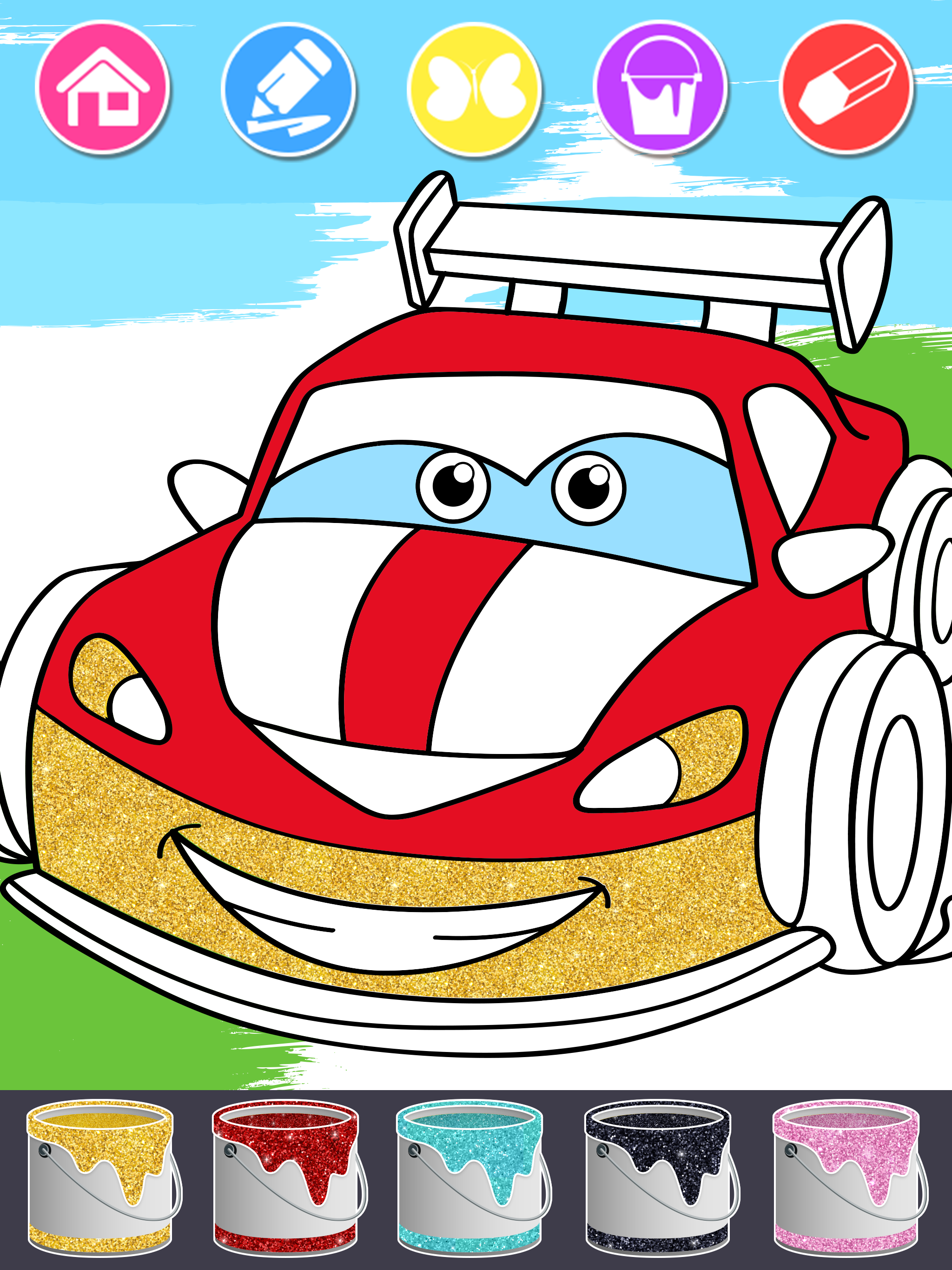 اسکرین شات 2 برنامه Coloring Book & Games for Kids