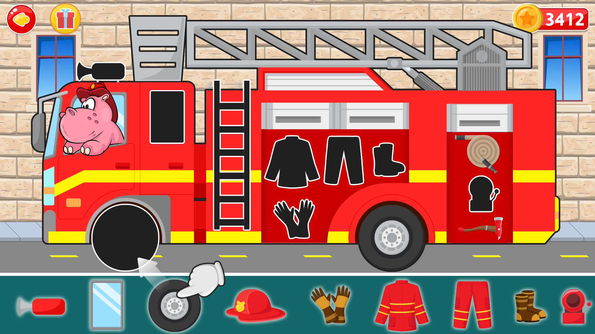 اسکرین شات 6 بازی Fireman for Kids - Fire Truck