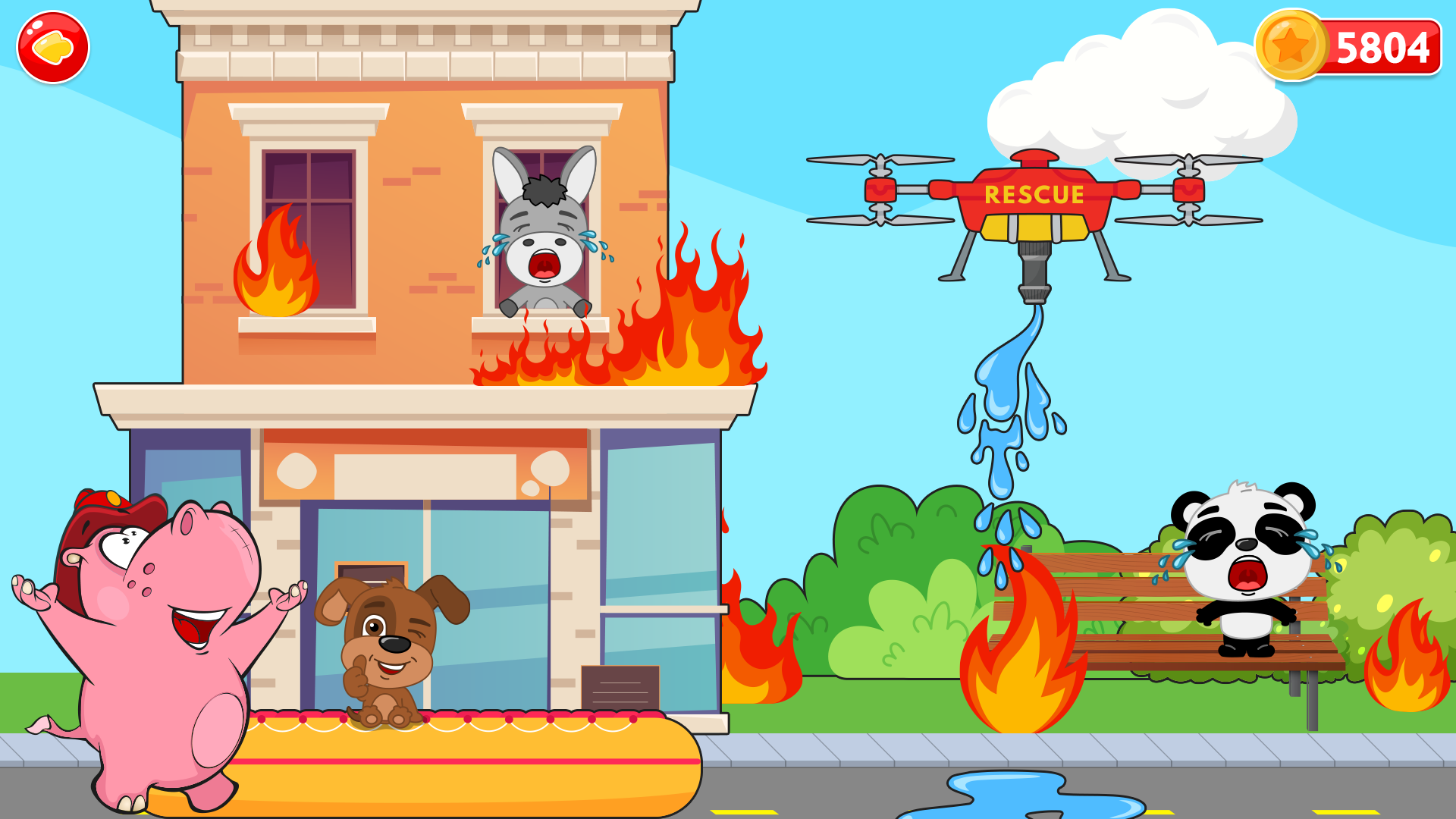 اسکرین شات 3 بازی Fireman for Kids - Fire Truck