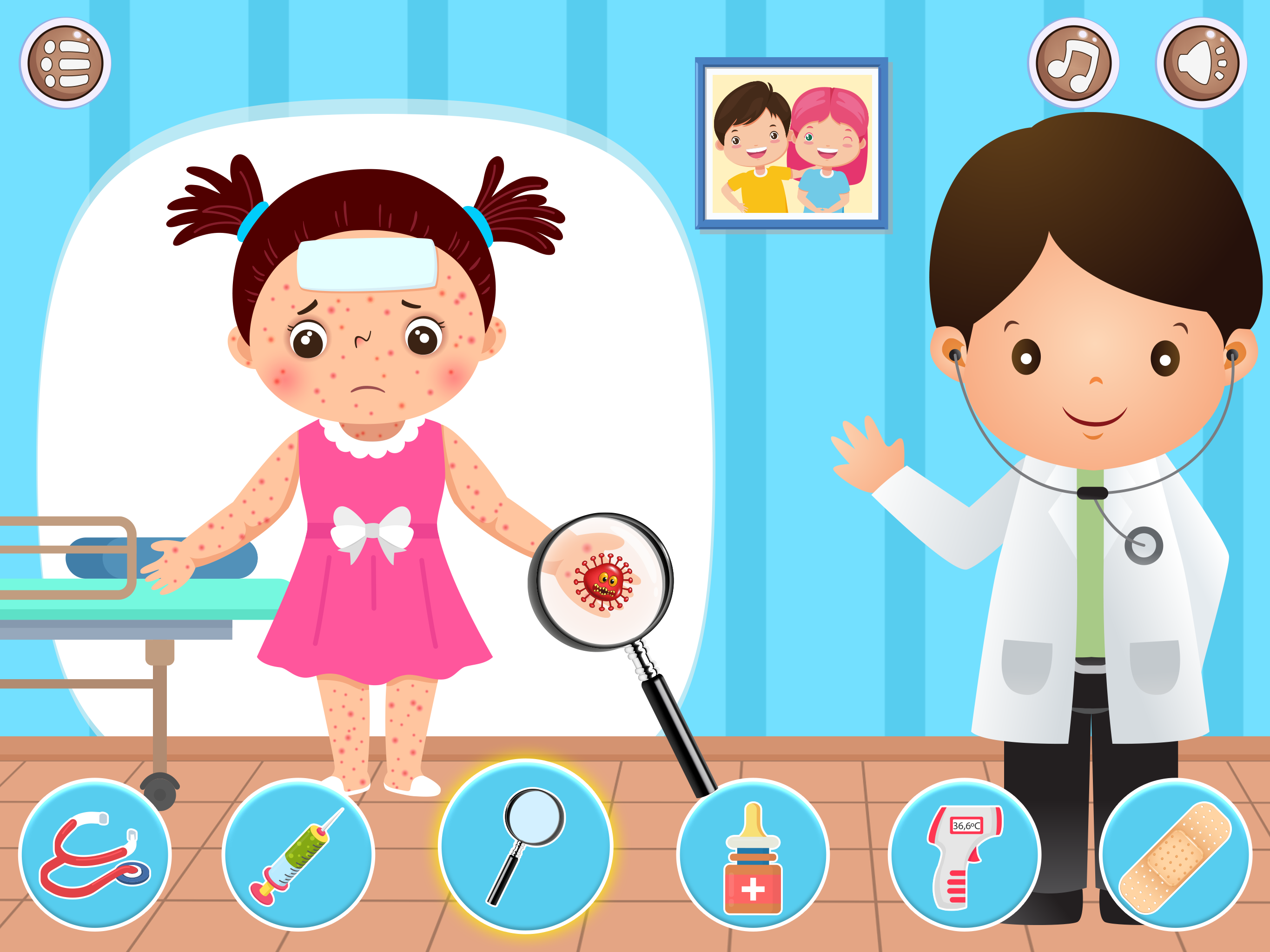 اسکرین شات 1 برنامه Kids Games: Learning Games 3+