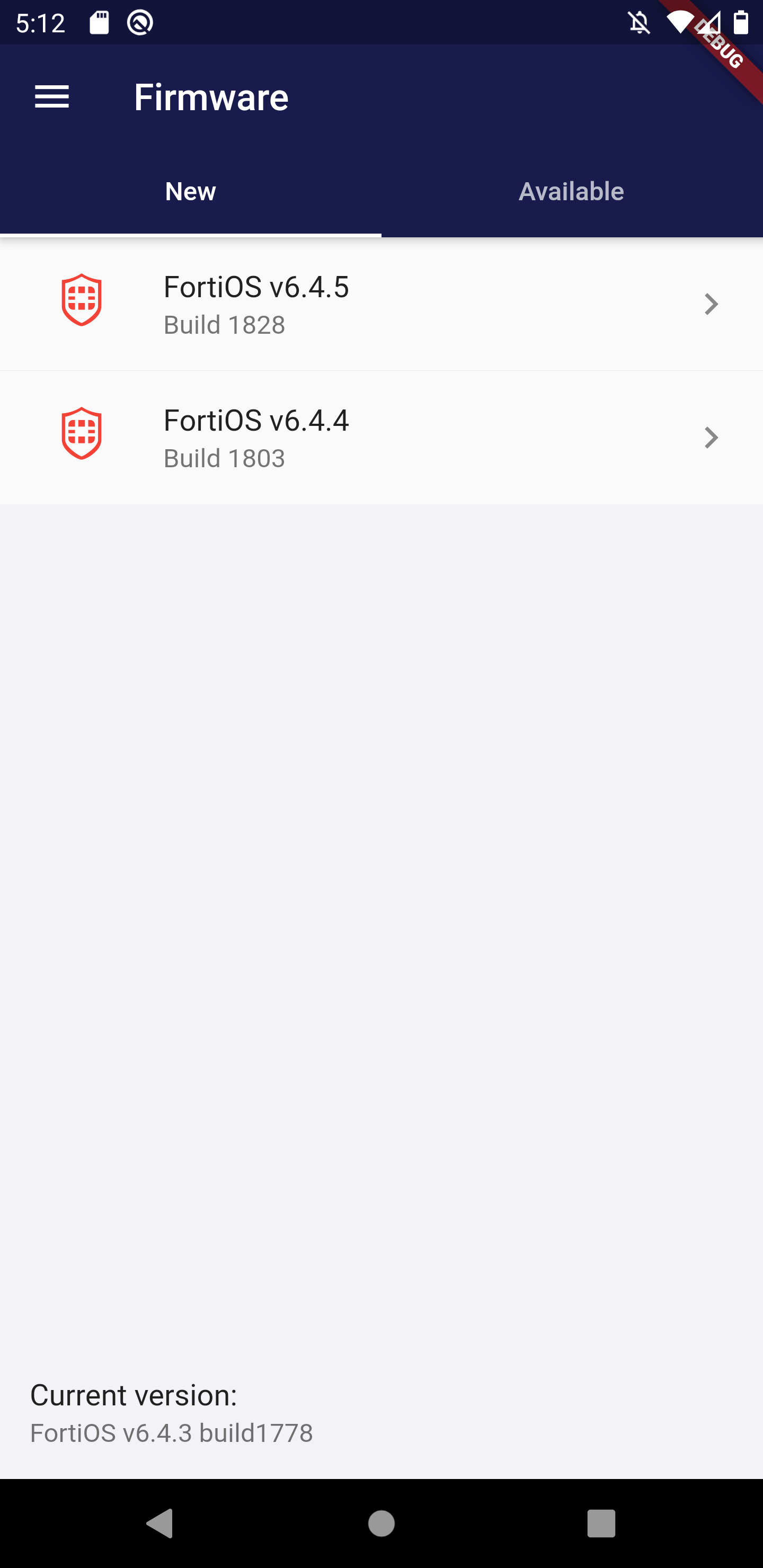اسکرین شات 5 برنامه FortiExplorer