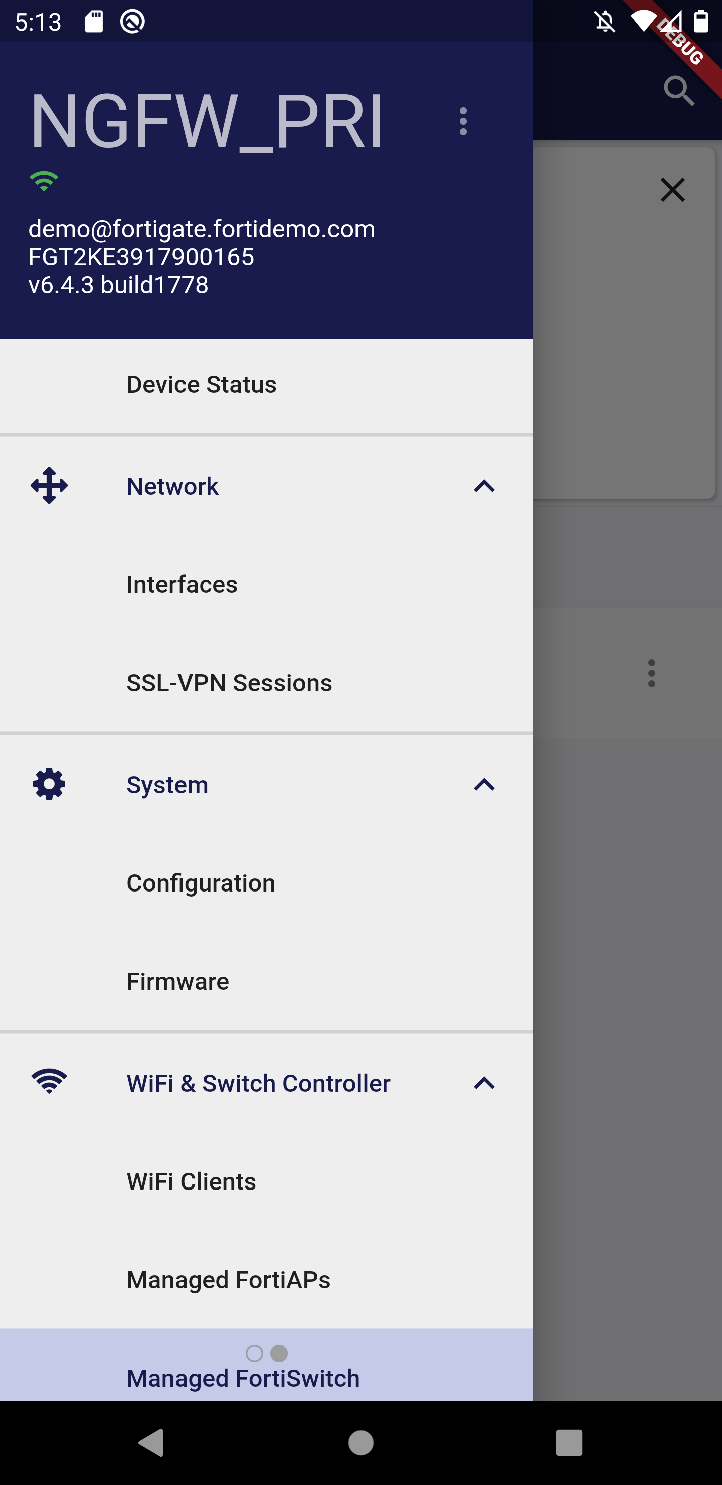 اسکرین شات 3 برنامه FortiExplorer