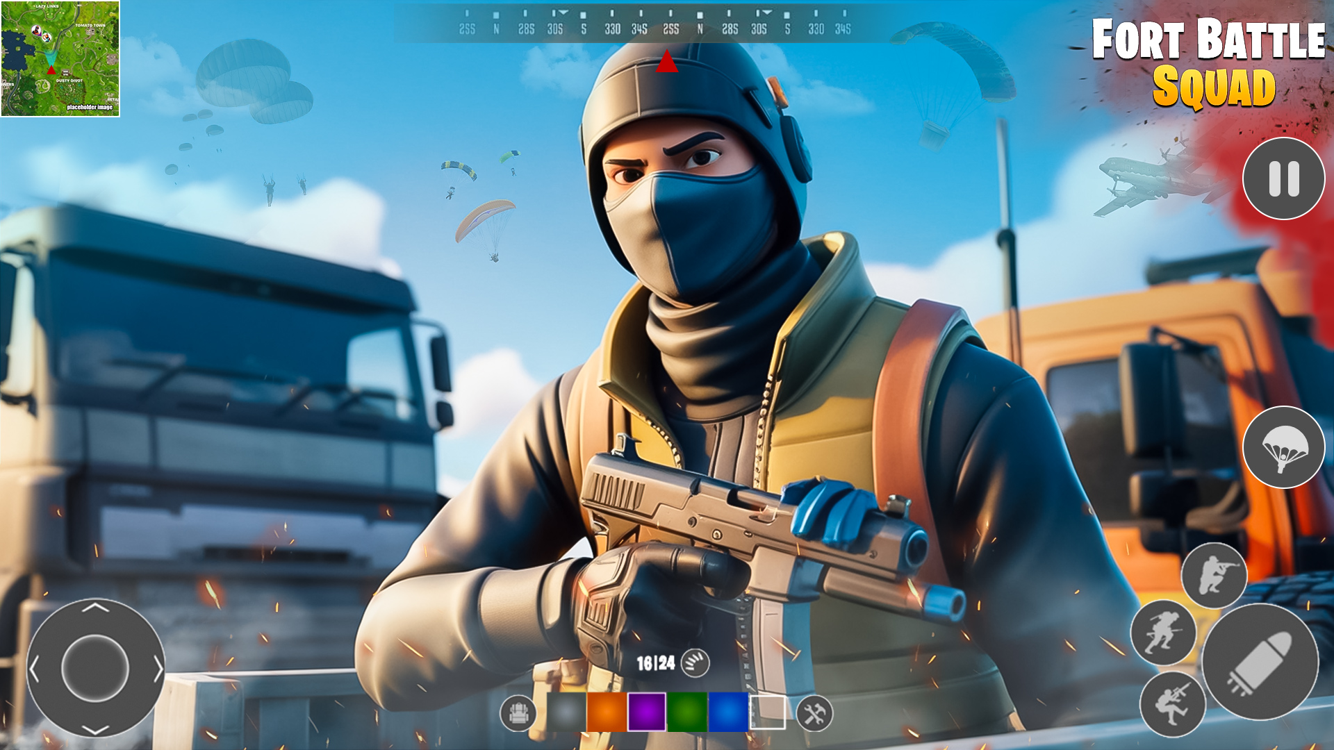 اسکرین شات 1 بازی Squad Night Fort Battle Royale