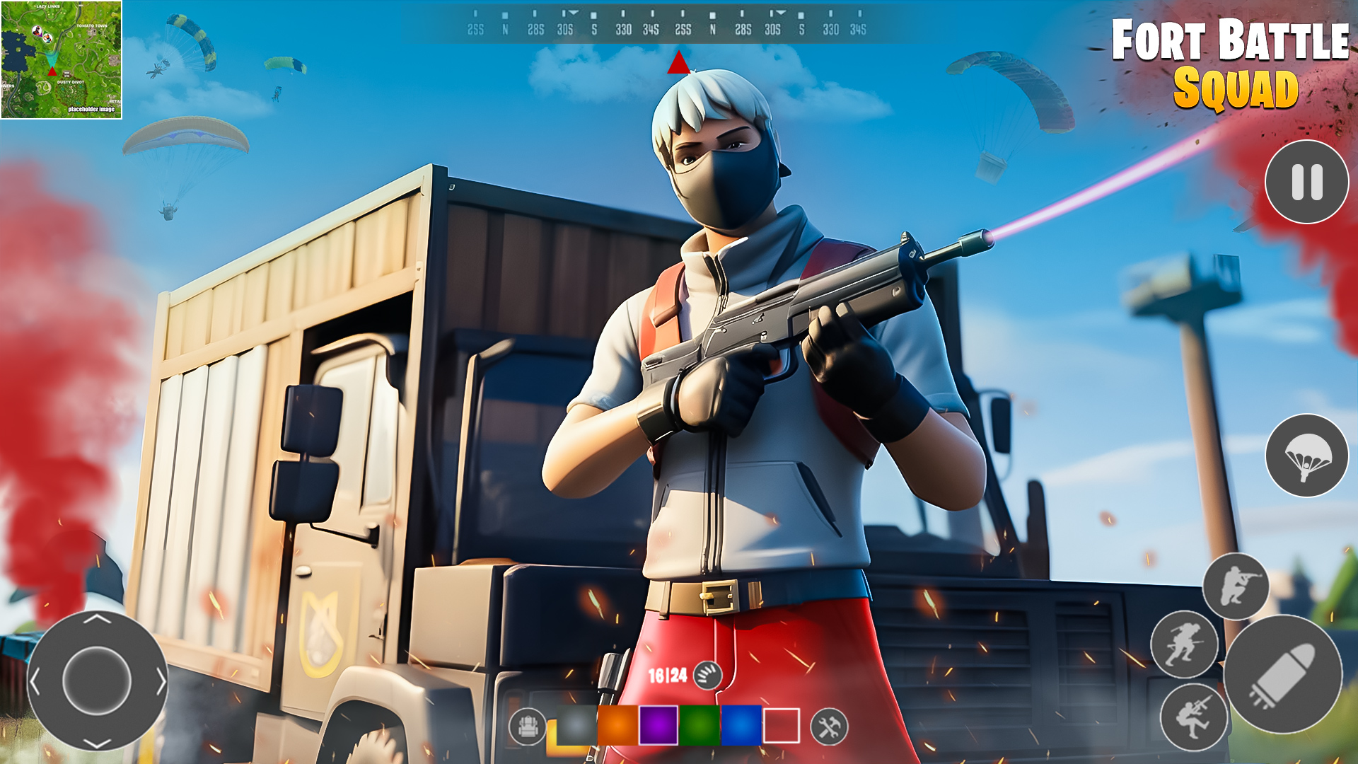اسکرین شات 3 بازی Squad Night Fort Battle Royale