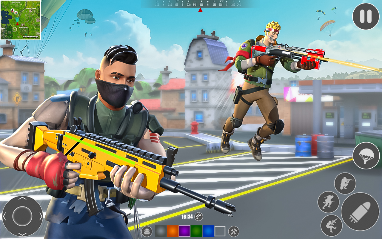 اسکرین شات 5 بازی Squad Night Fort Battle Royale