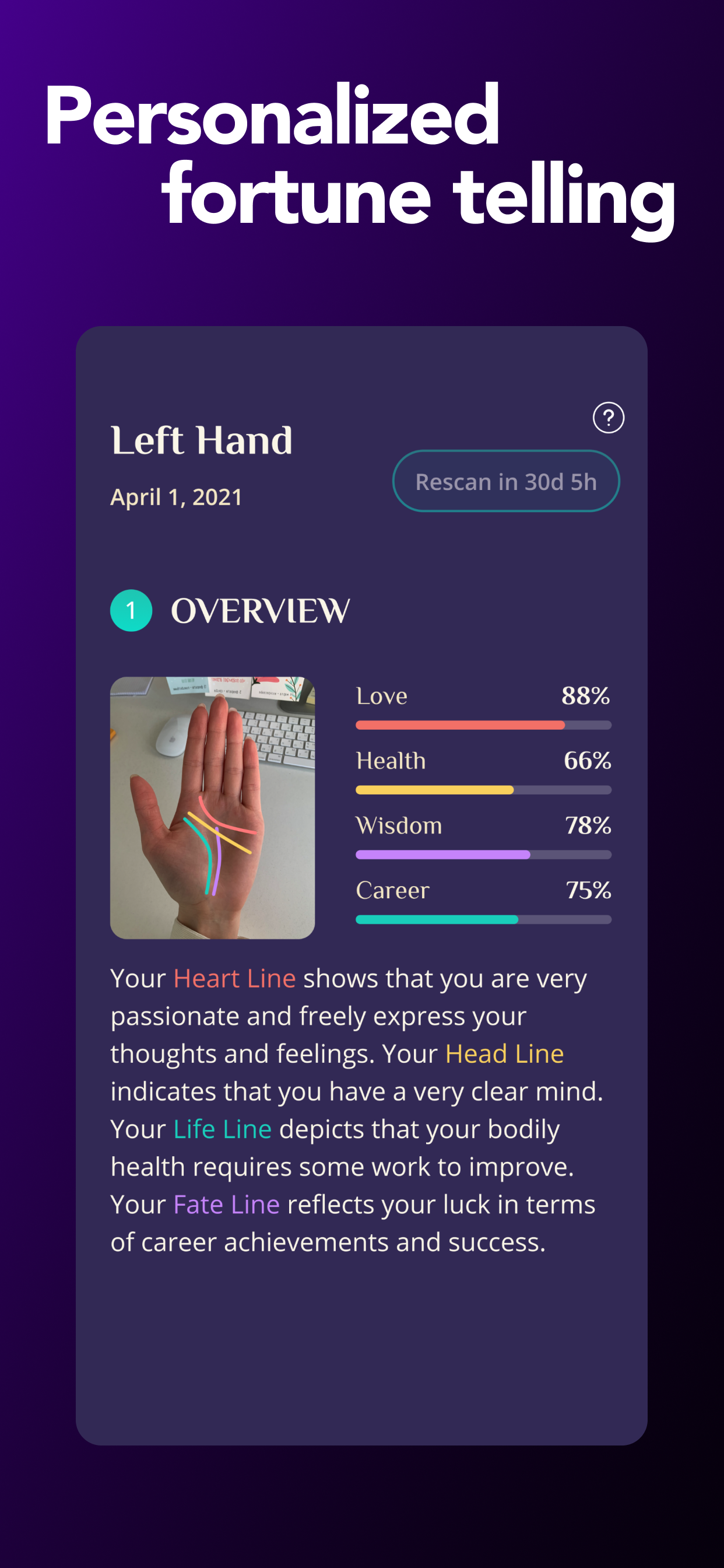 اسکرین شات 3 برنامه Astroline: Zodiac & Astrology