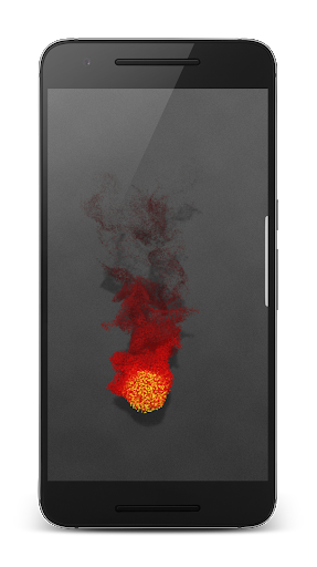 اسکرین شات 3 برنامه S8 Color Burst Particles Nougat 3D live wallpaper