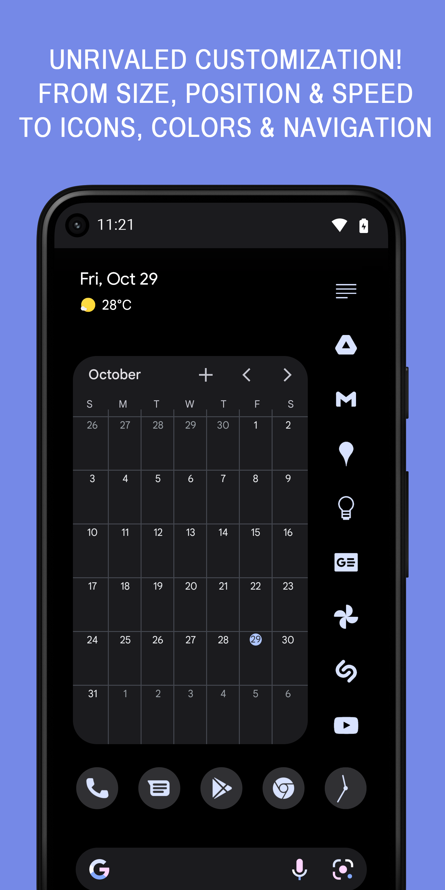اسکرین شات 3 برنامه Panels - sidebar launcher