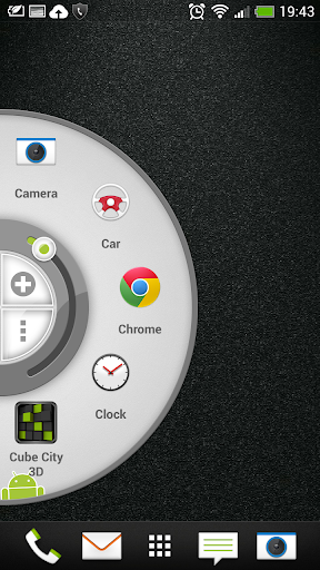 اسکرین شات 2 برنامه White - Wheel Launcher Theme