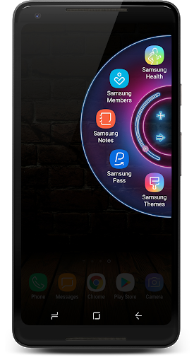 اسکرین شات 1 برنامه Neon - Wheel Launcher Theme