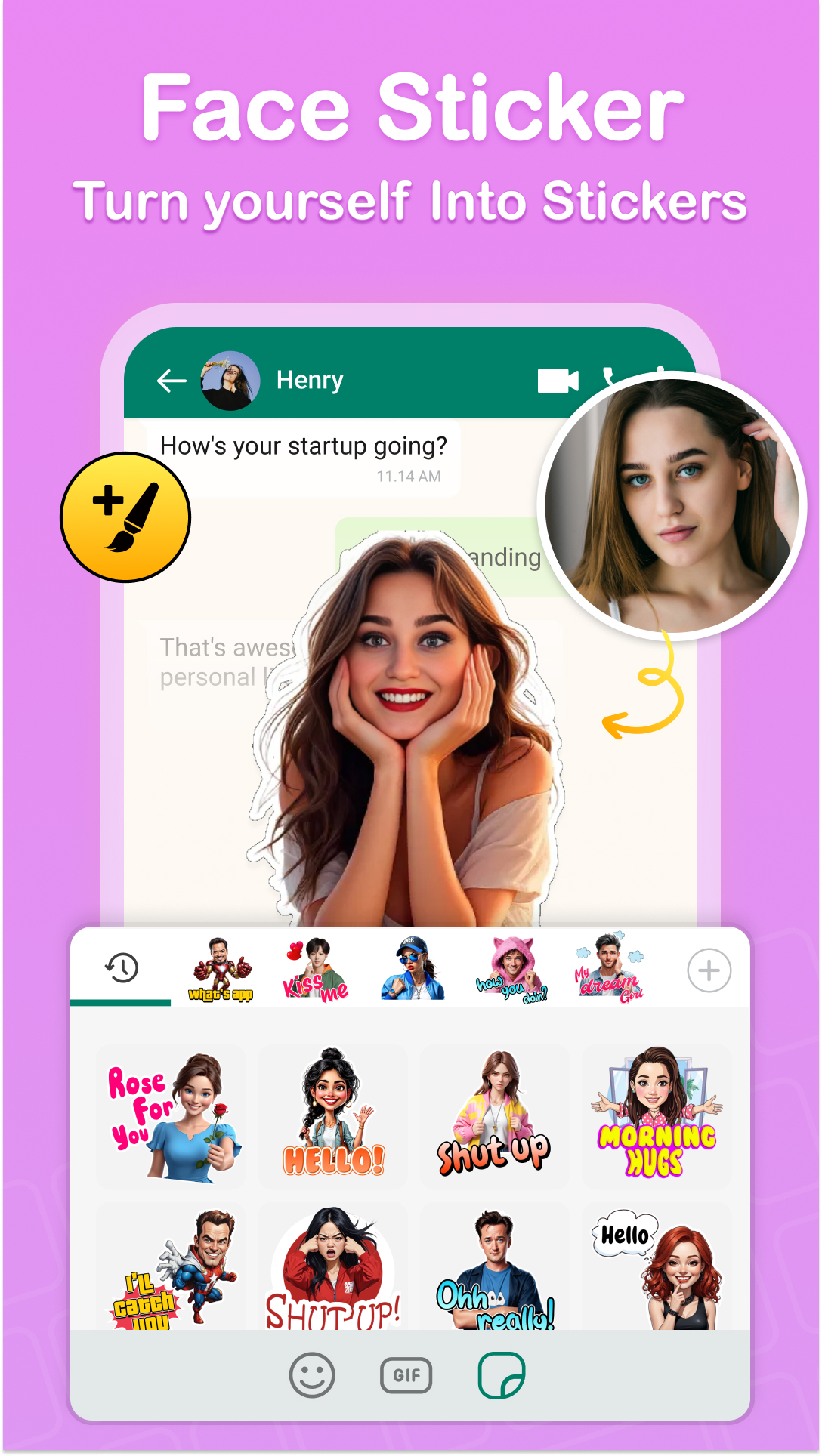 اسکرین شات 5 برنامه FotoAI Keyboard Themes & Fonts