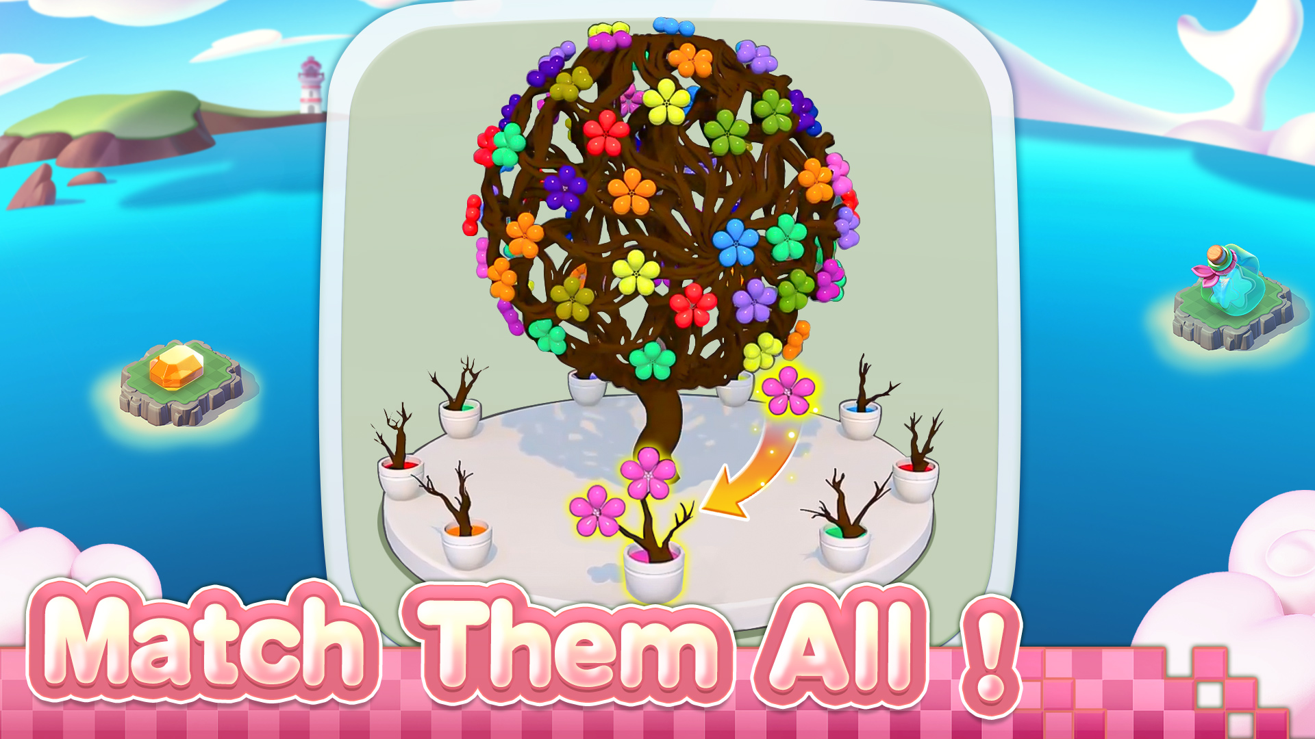 اسکرین شات 2 بازی Mergical-Fun Match Island Game