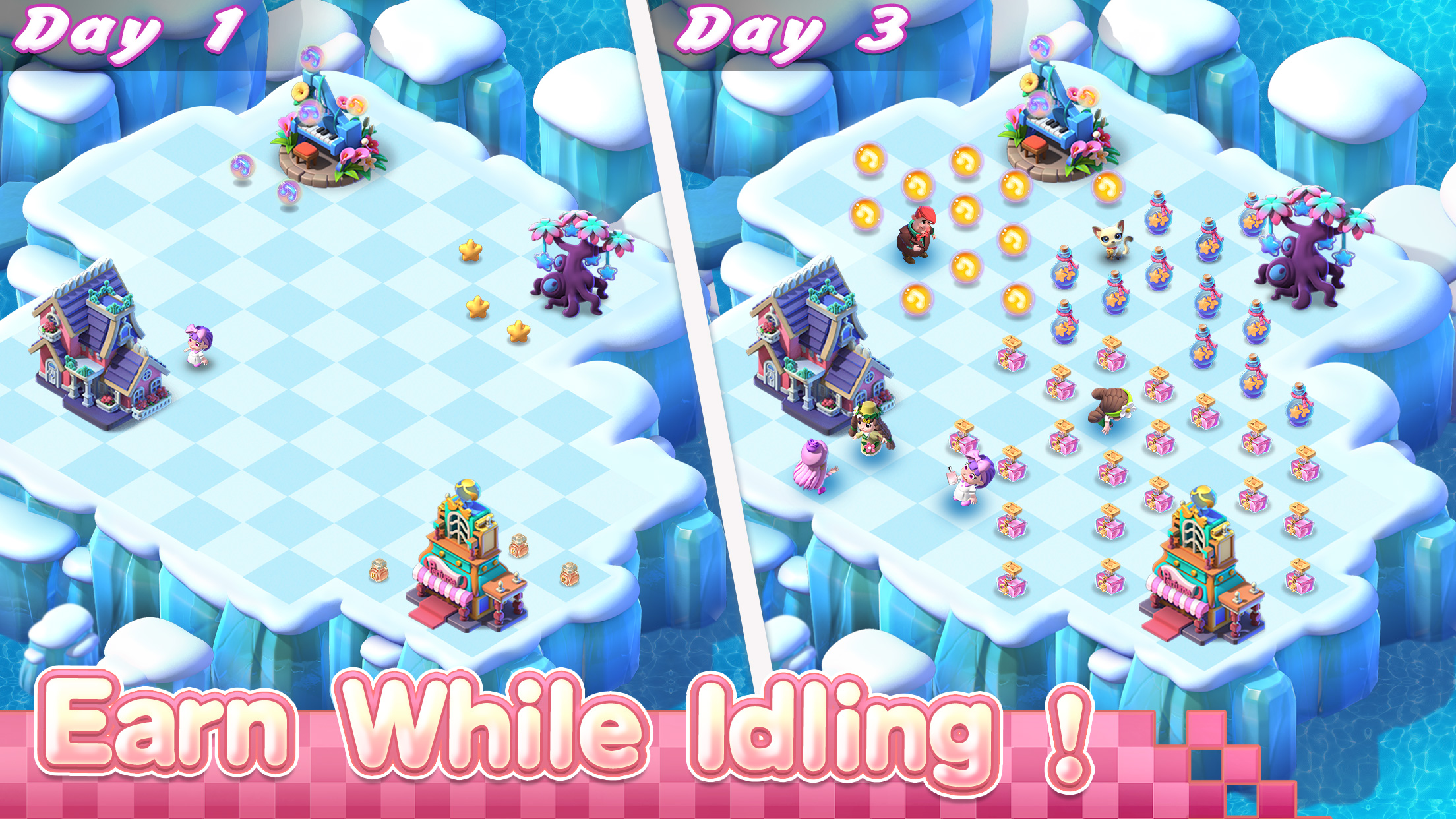 اسکرین شات 8 بازی Mergical-Fun Match Island Game
