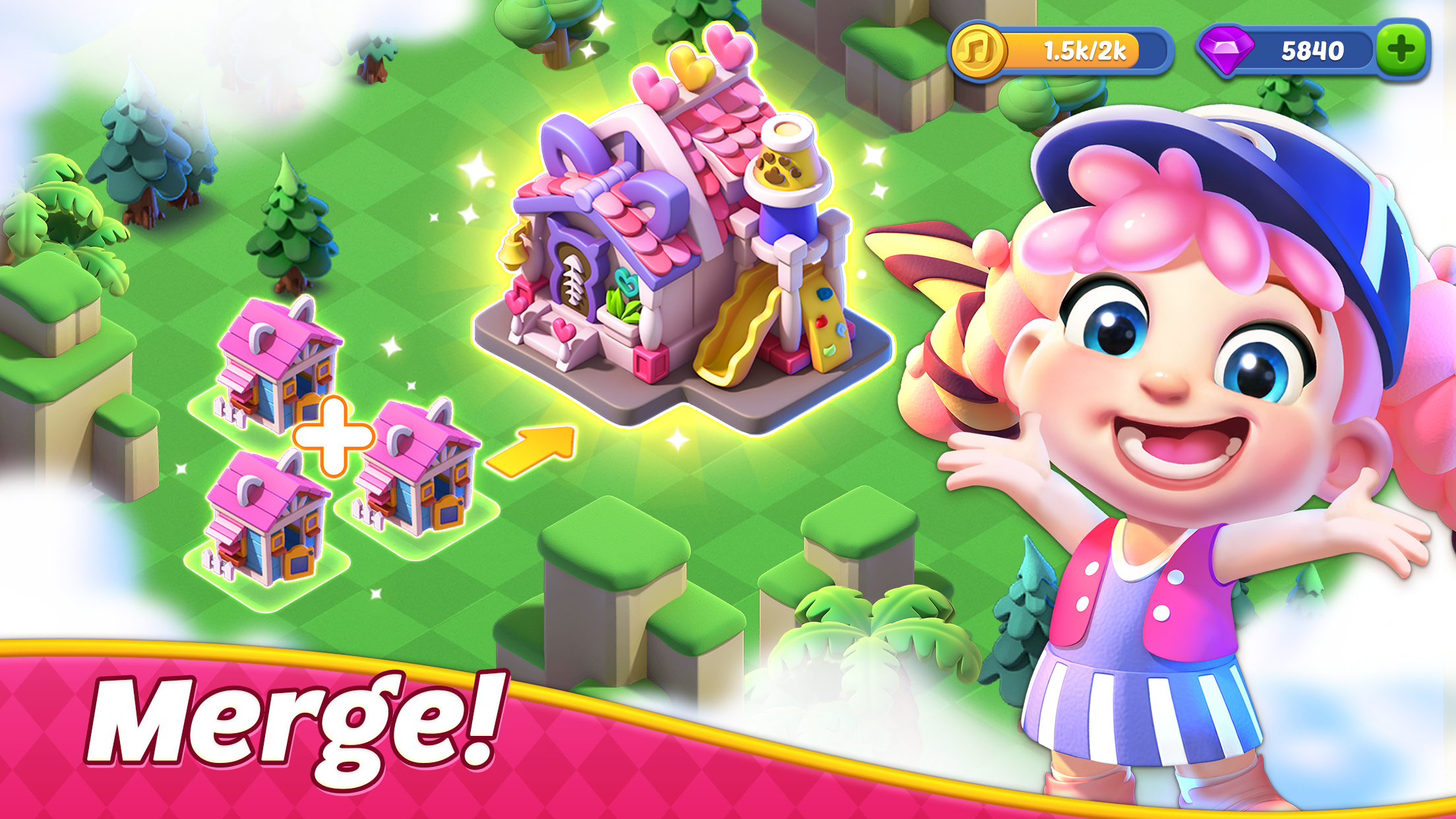 اسکرین شات 1 بازی Mergical-Fun Match Island Game