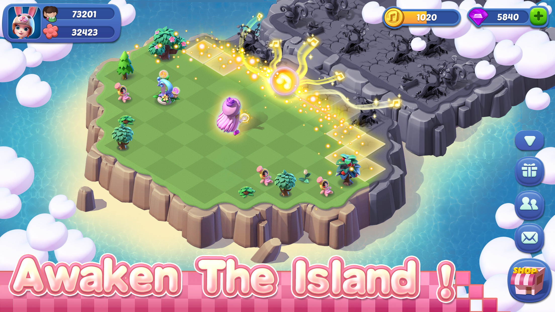 اسکرین شات 5 بازی Mergical-Fun Match Island Game