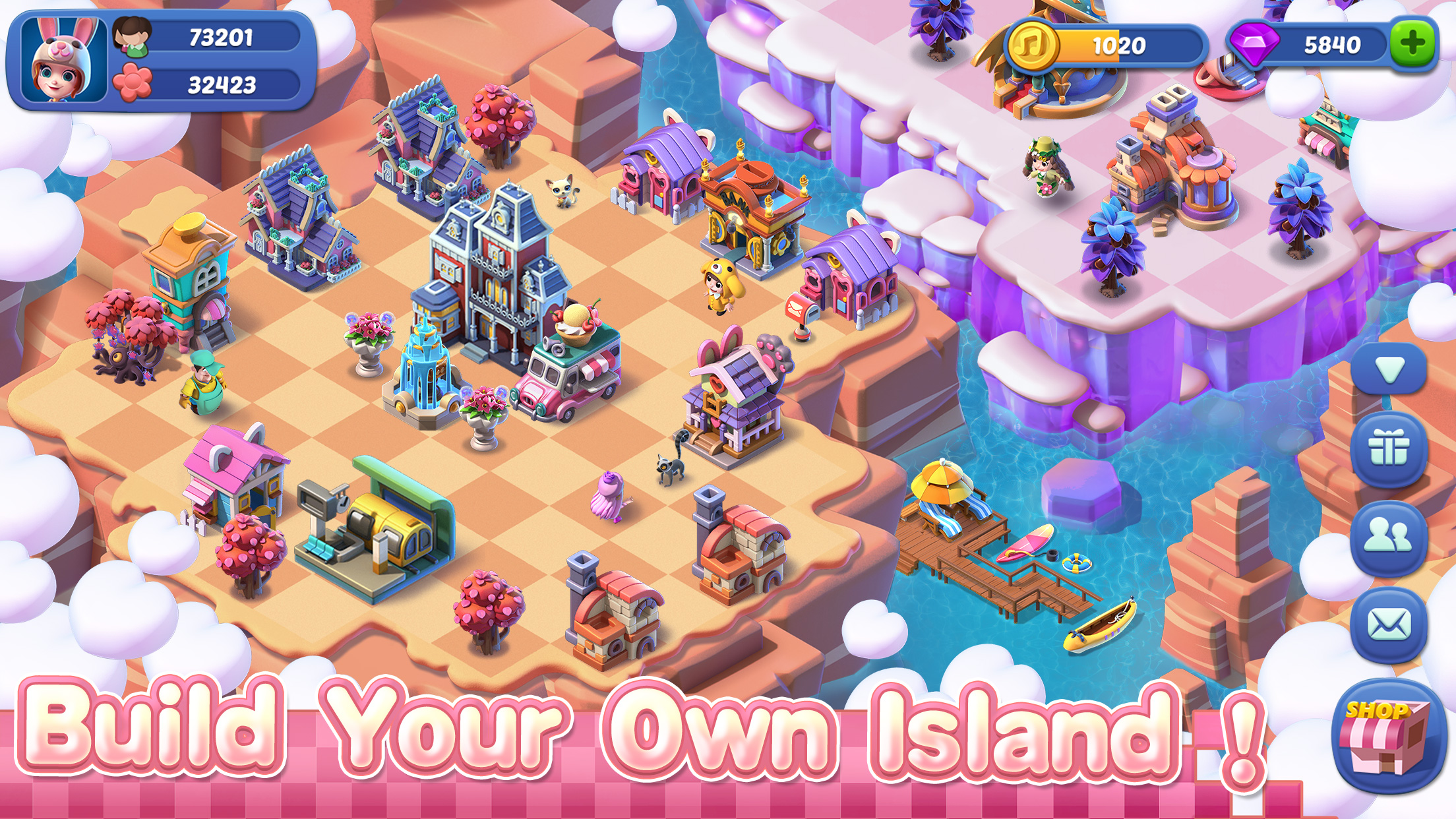 اسکرین شات 6 بازی Mergical-Fun Match Island Game