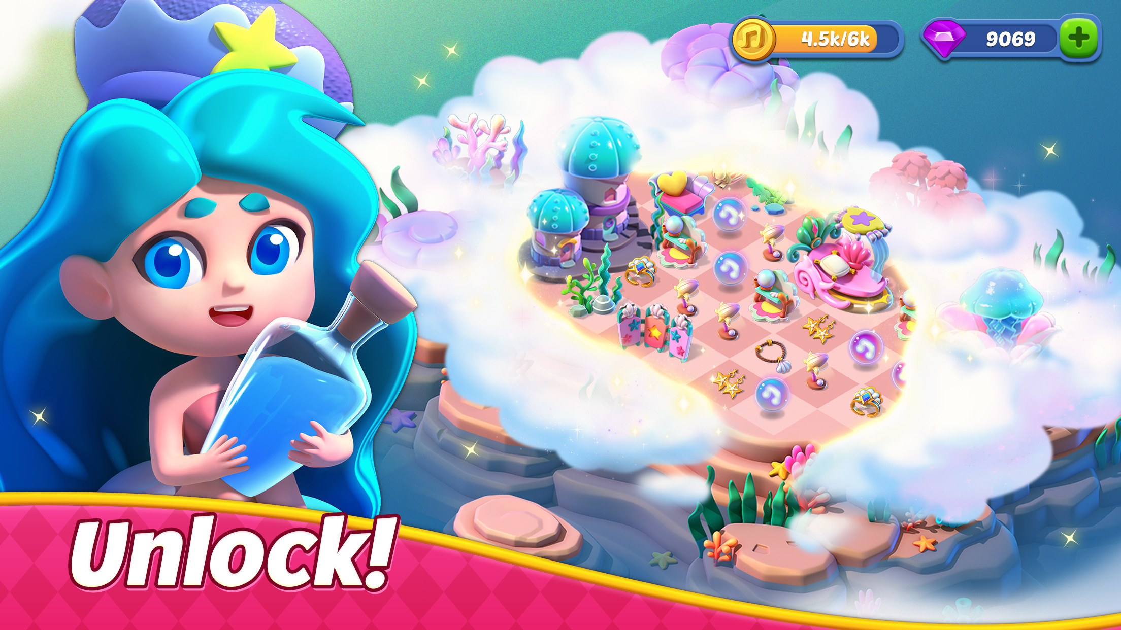 اسکرین شات 4 بازی Mergical-Fun Match Island Game