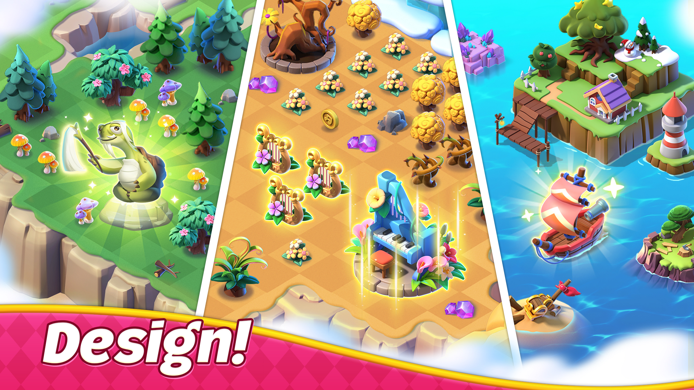 اسکرین شات 5 بازی Mergical-Fun Match Island Game