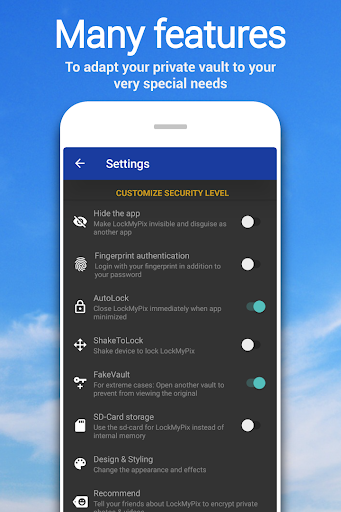 اسکرین شات 4 برنامه LockMyPix: Private Photo & Video Vault