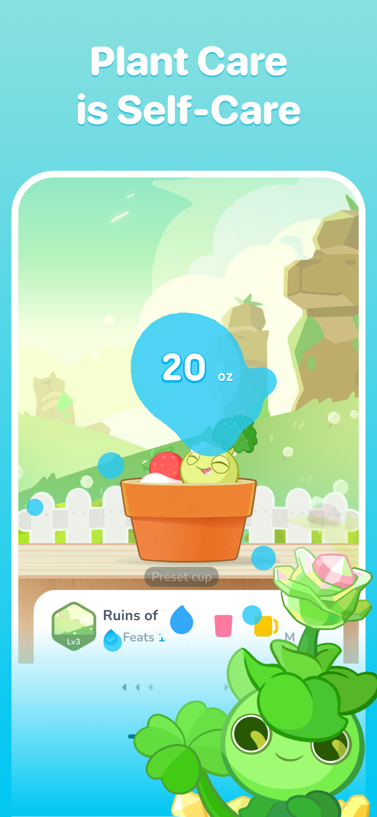 اسکرین شات 4 برنامه Plant Nanny - Water Tracker