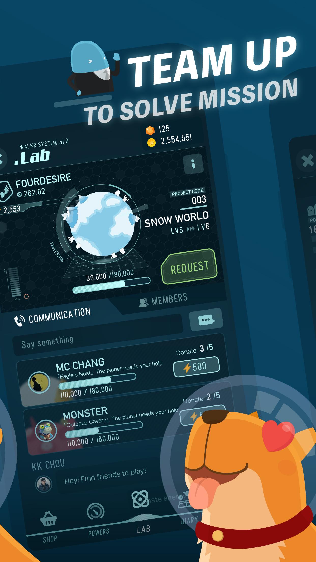 اسکرین شات 3 بازی Walkr: Fitness Space Adventure