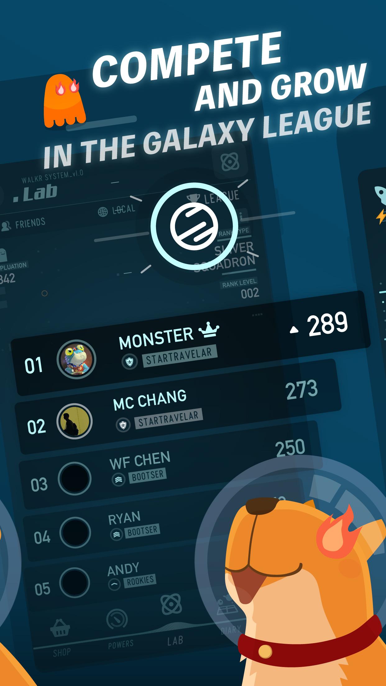 اسکرین شات 4 بازی Walkr: Fitness Space Adventure