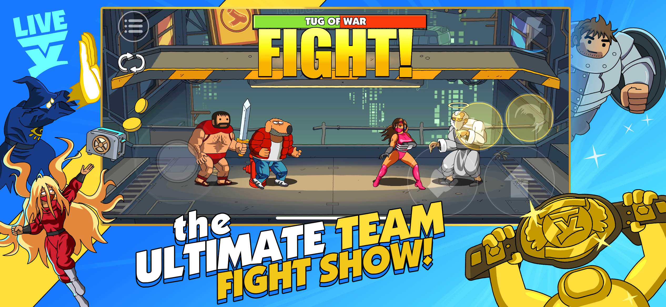 اسکرین شات 1 بازی Punch TV: Fighting Game Show