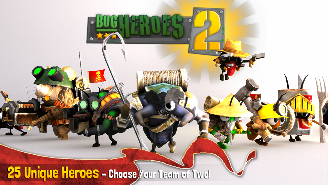 اسکرین شات 1 بازی Bug Heroes 2