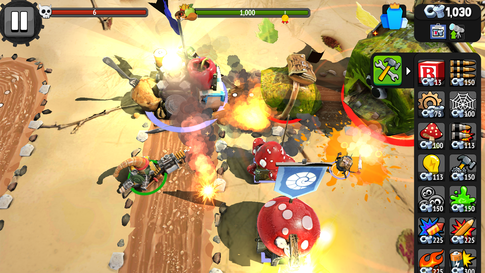 اسکرین شات 4 بازی Bug Heroes: Tower Defense