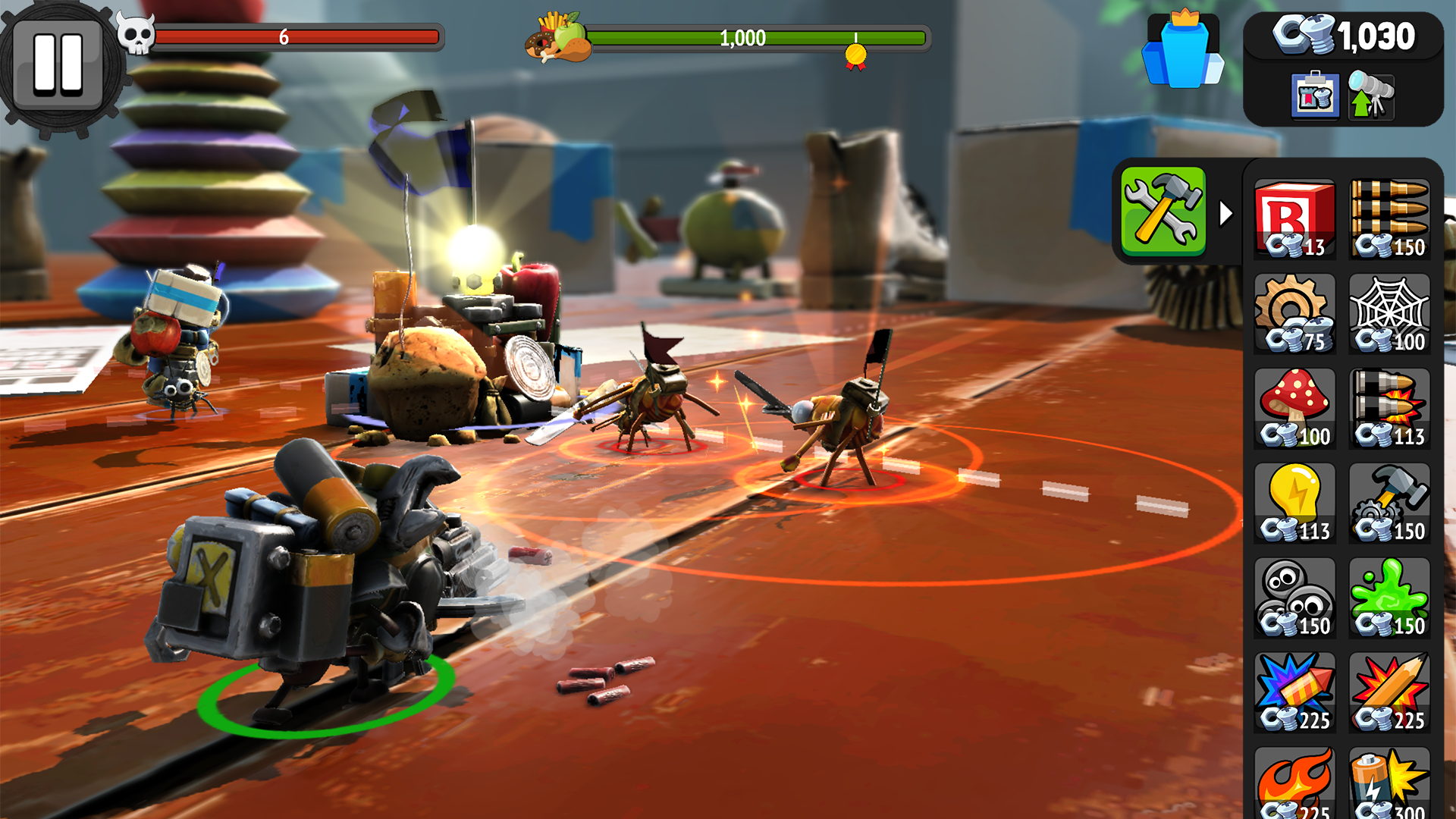 اسکرین شات 1 بازی Bug Heroes: Tower Defense