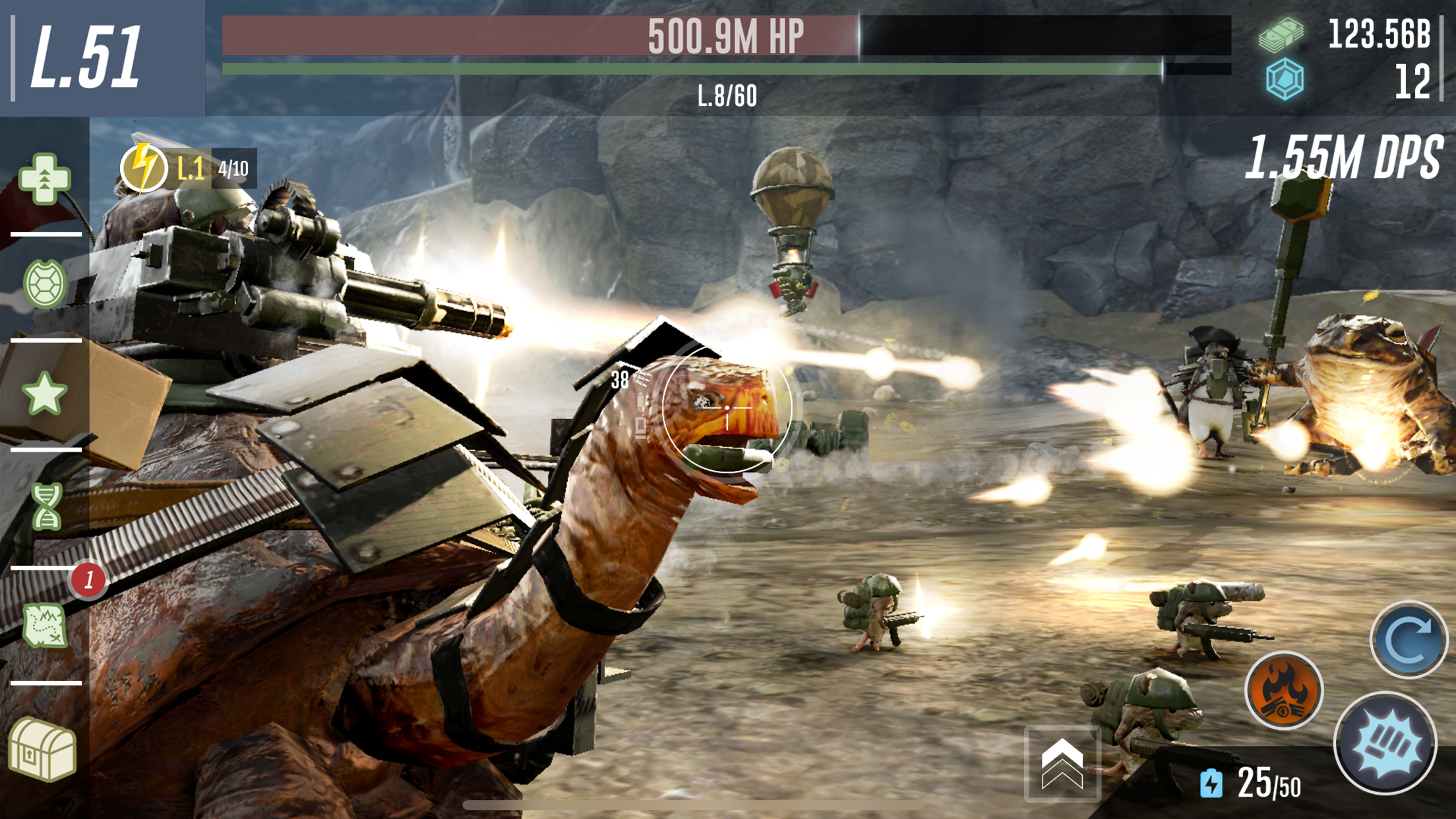 اسکرین شات 3 بازی War Tortoise 2 - Idle Shooter