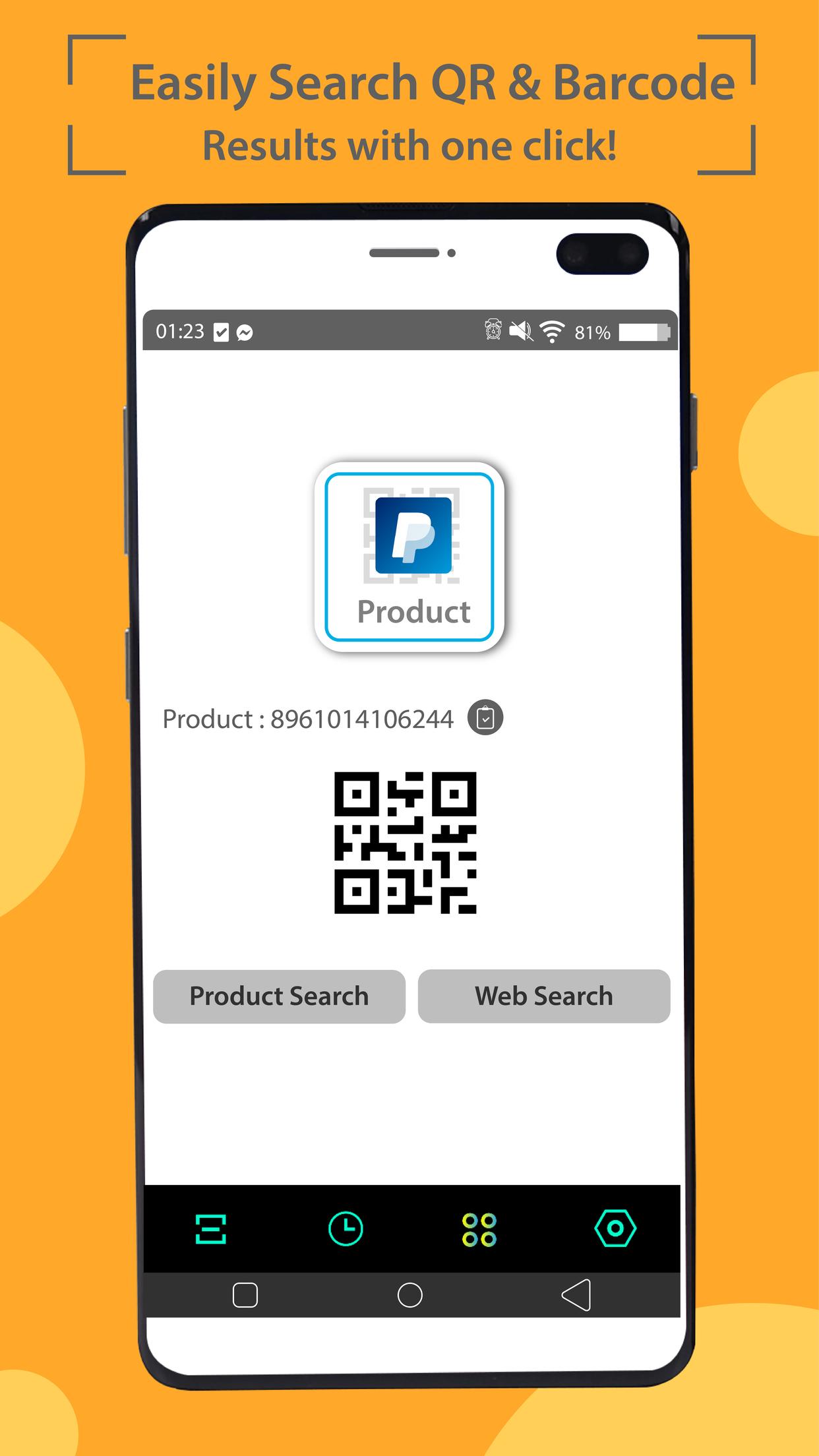 اسکرین شات 5 برنامه Barcode reader and Generator