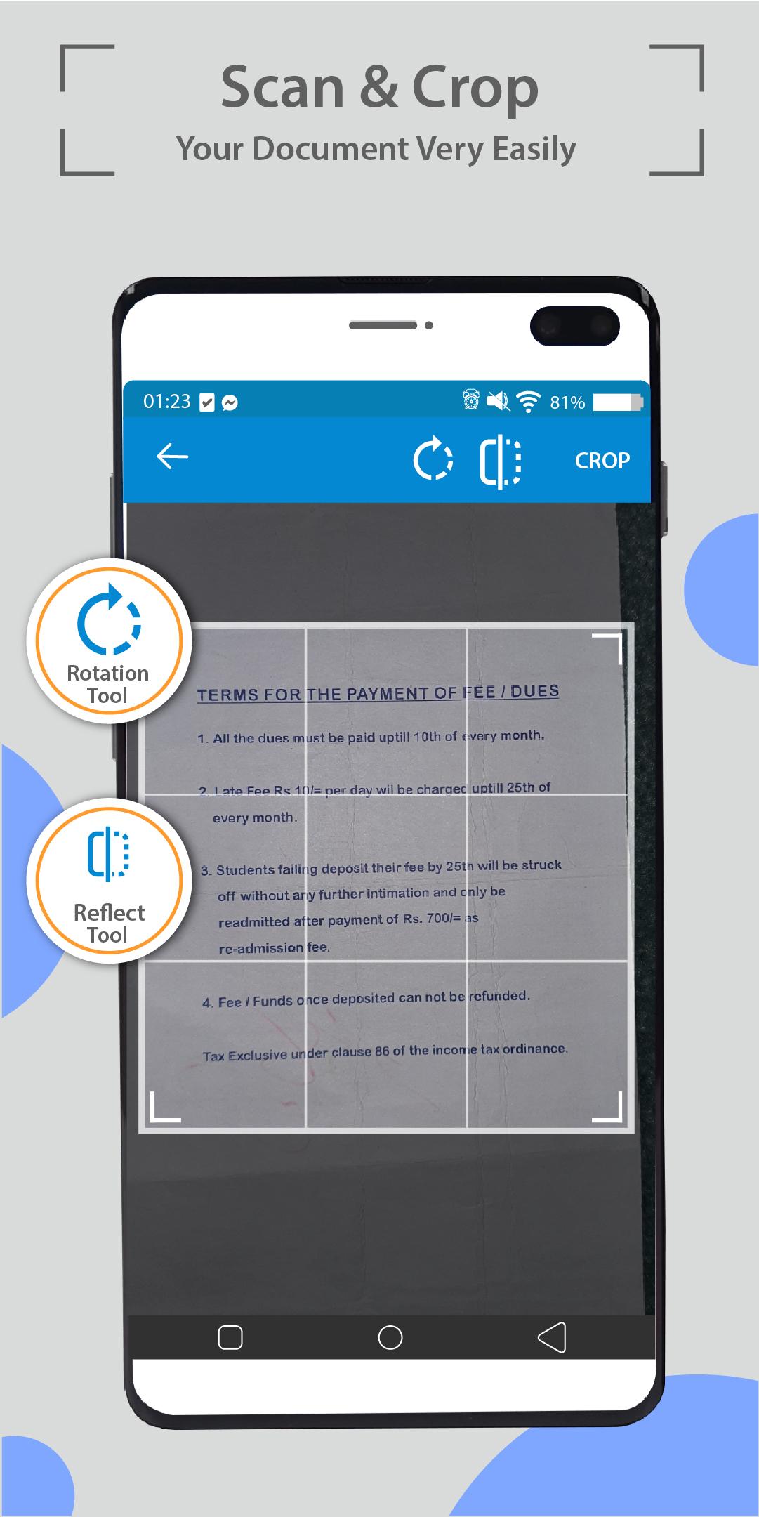 اسکرین شات 3 برنامه OCR Text Scanner-Image to Text