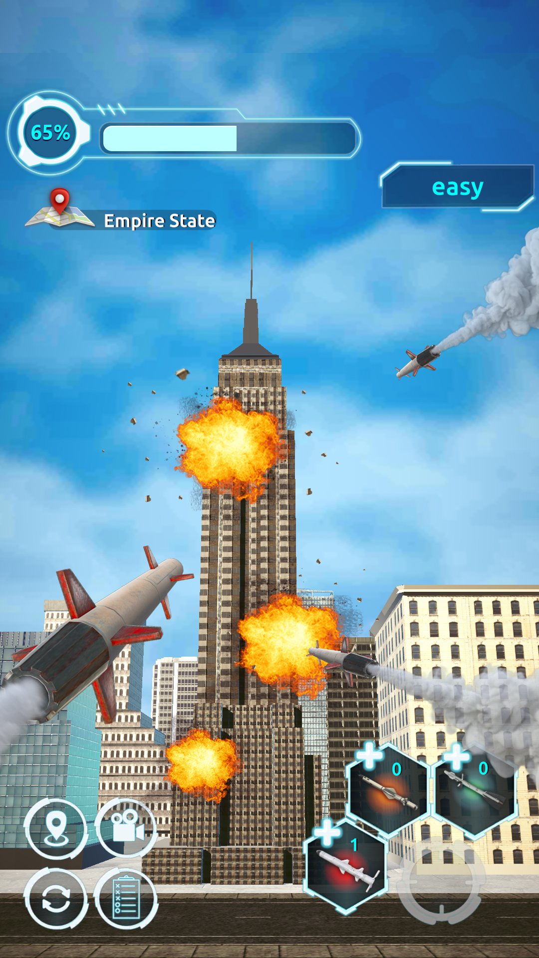 اسکرین شات 1 بازی City Demolish: Rocket Smash!
