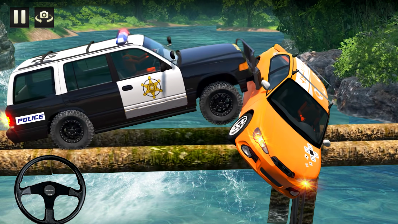 اسکرین شات 2 بازی Fast Police Jeep Simulator: Police Car Chase Game